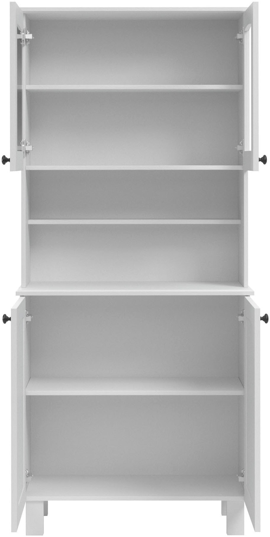 KOCHSTATION Küchenbuffet »KS-Osby«, (1 St.), Kiefer massiv, Breite 81 cm, 4 Türen