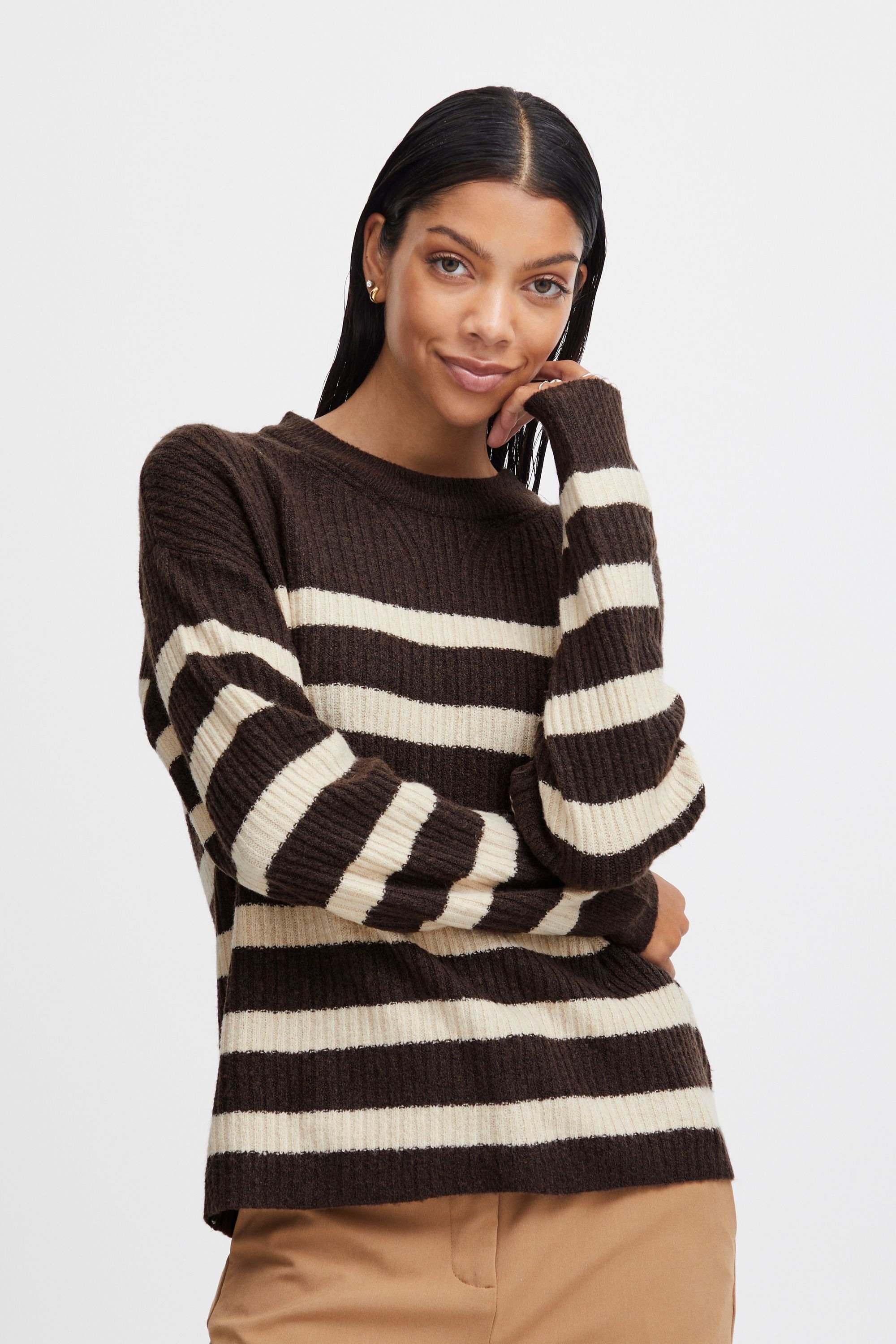 b.young Strickfleece-Pullover »Strickpullover BYOnema«