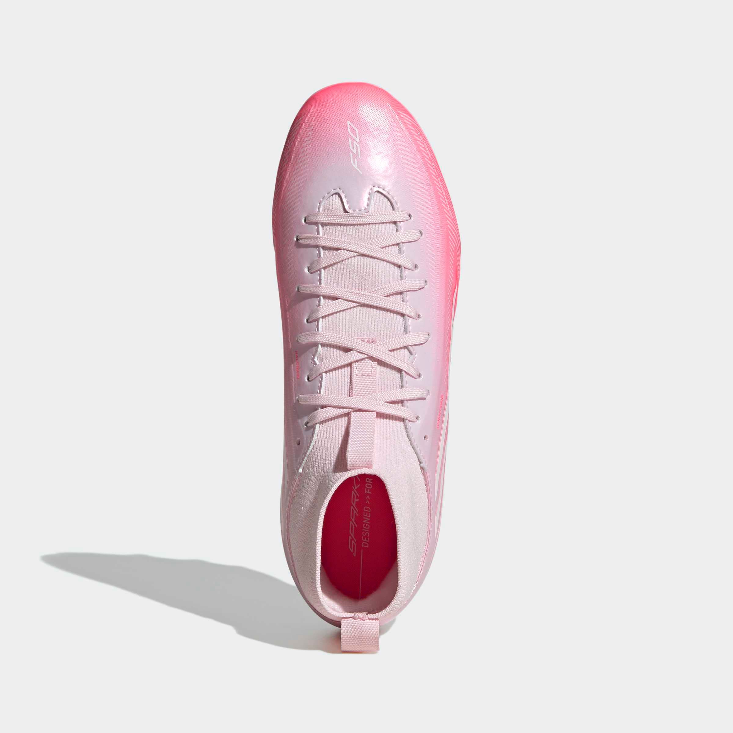adidas Performance Fußballschuh »F50 SPARKFUSION LEAGUE KIDS , FESTE BÖDEN / KUNSTRASEN, HALBHOCH GESCH«  für Rasen und Kunstrasenplätze geeignet, für Jugendliche & Kinder