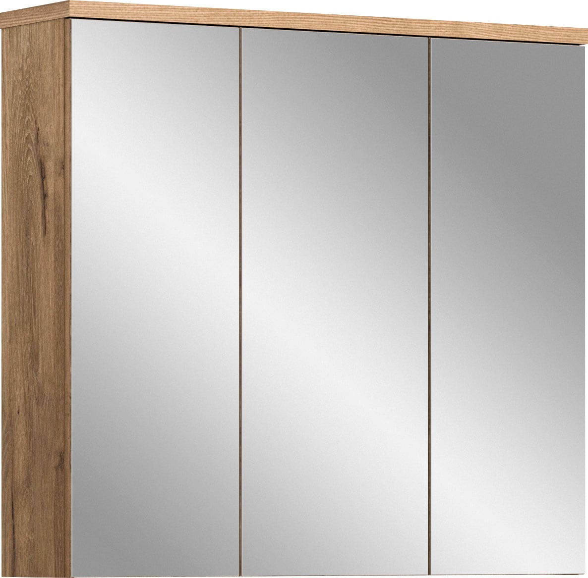 Badmöbel, (1 St.), Breite welltime bei 80 Spiegeltüren, OTTO Badezimmerspiegelschrank »Dolo«, 3 cm