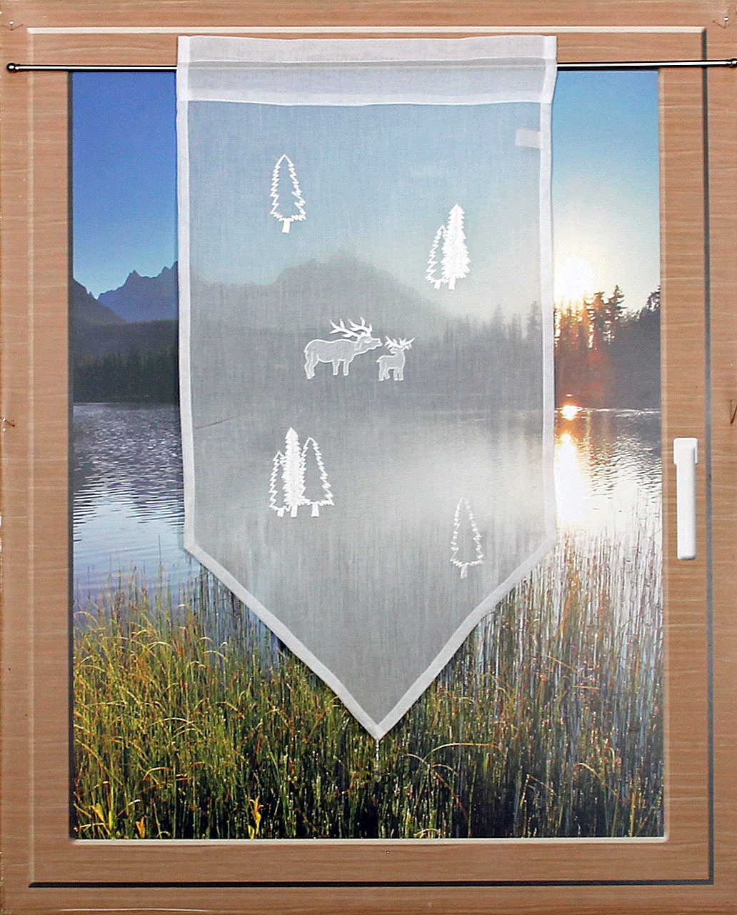 HOSSNER - ART OF HOME DECO Scheibengardine »RENTIERE«, passend zu allen Einrichtungsstilen