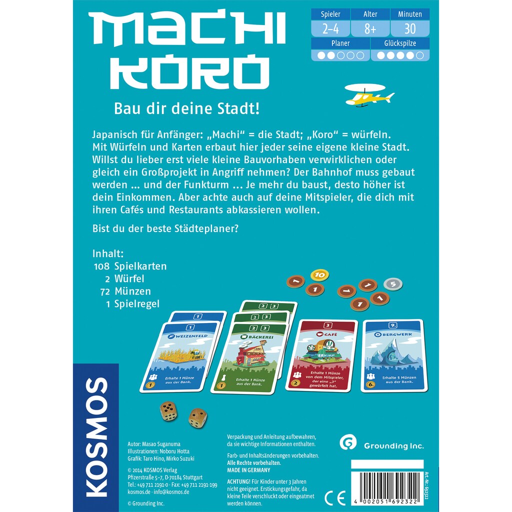 Kosmos Spiel »Machi Koro«