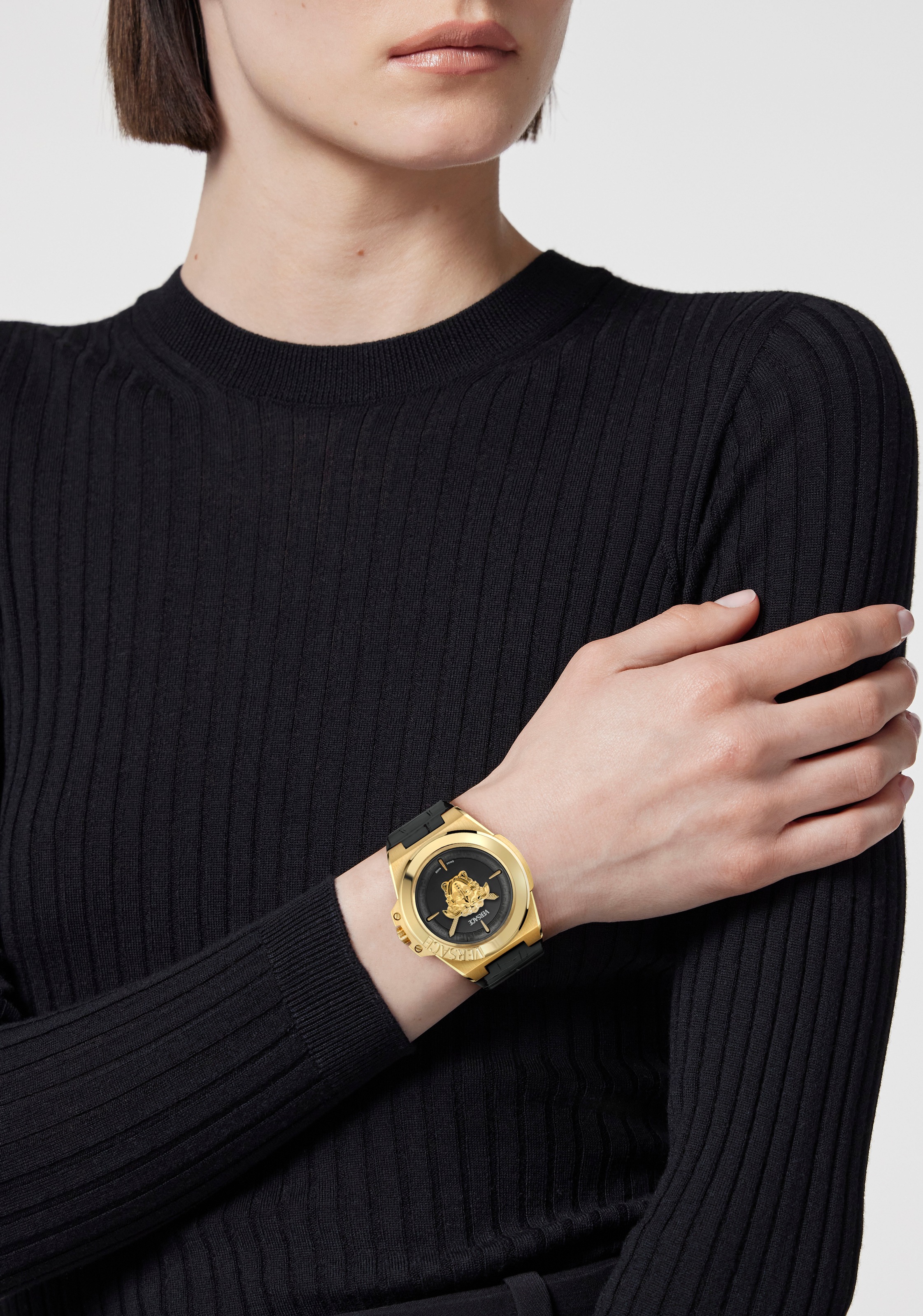 Versace Quarzuhr »HERA«, Armbanduhr, Damenuhr, Saphirglas, Swiss Made, analog