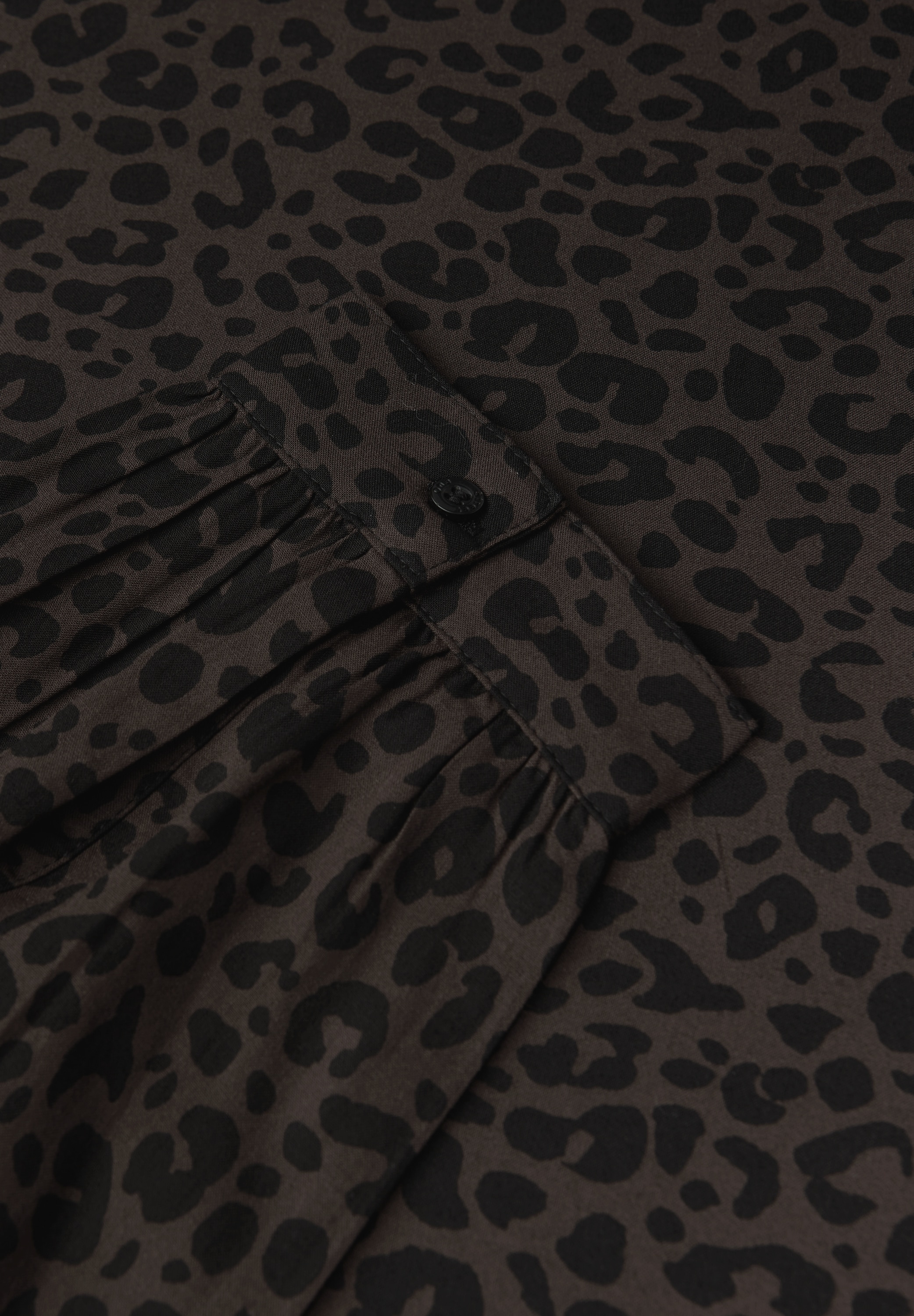 STREET ONE Langarmbluse mit Leo-Print, im Tunika-Stil