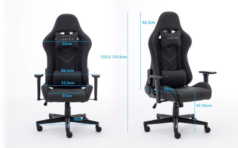 Raptor-Gaming Gaming-Stuhl »RAUBVOGEL GS-100«, Stoff