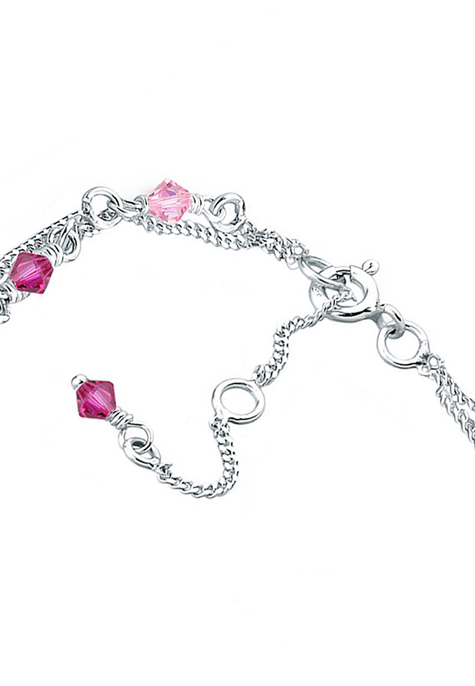 Elli Armkette »Armband Kristalle 925 Sterling Silber«