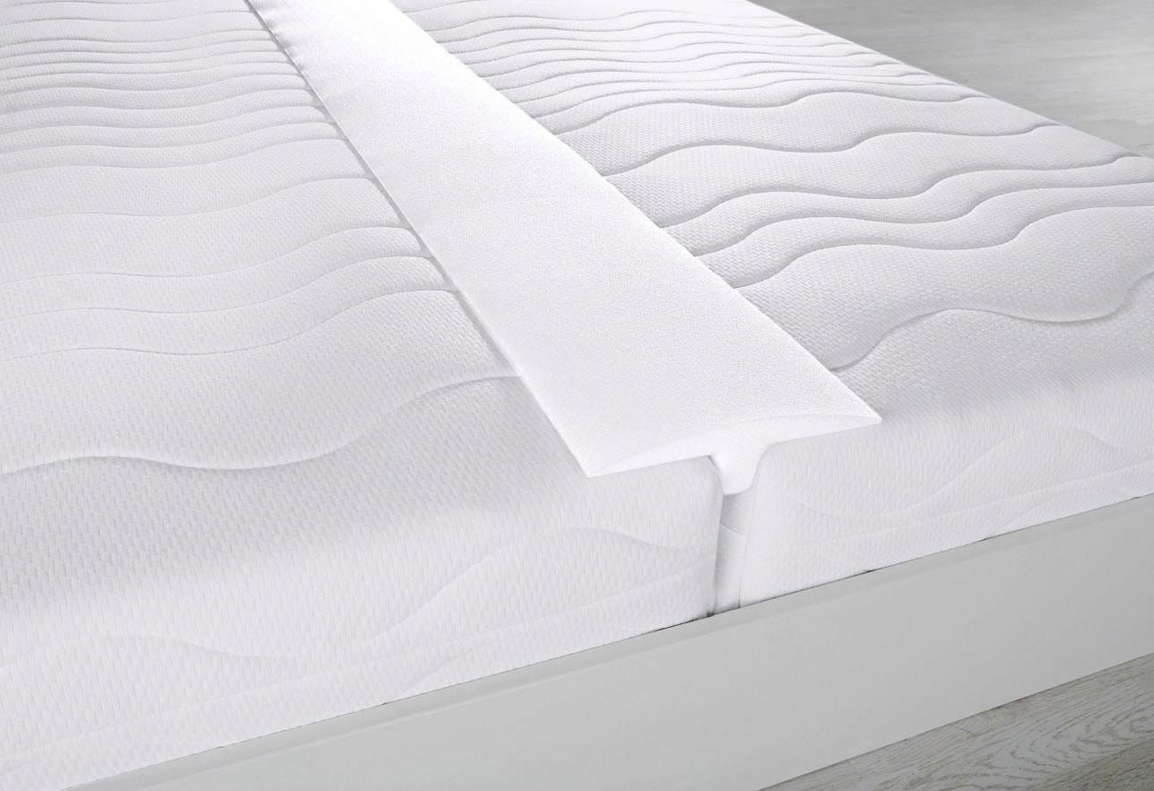 Fan Matratzenkeil »Liebesbrücke - Bettbrücke- für Besucherritze« Verbindet zwei Matratzen als Lückenfüller in weiß, Größe B/H/L: 25 cm x 6,5 cm x...