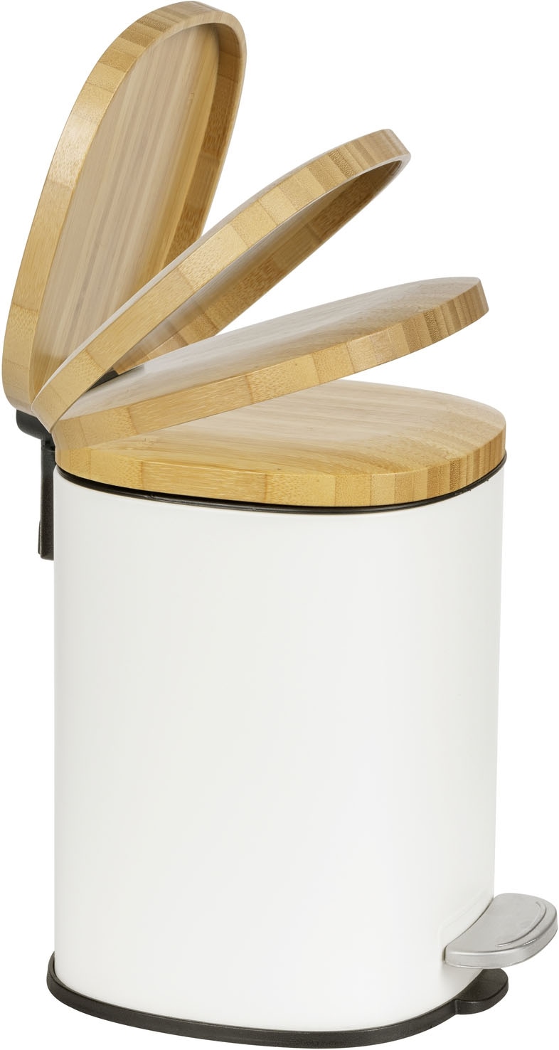 WENKO Kosmetikeimer »Fianema« fürs Badezimmer, Easy-Close-Mechanik, Inneneimer: 3 L