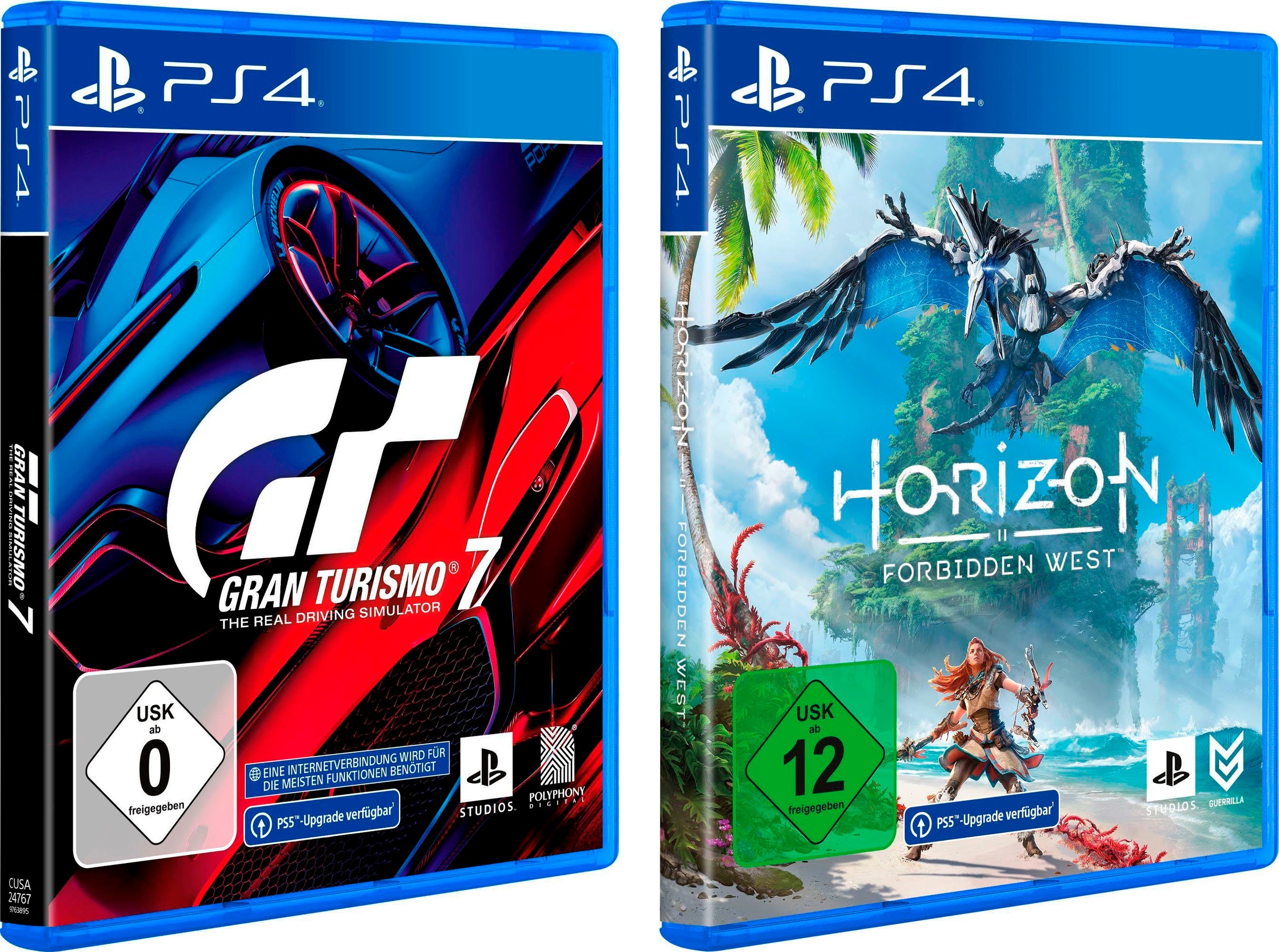 PlayStation 4 Spielesoftware »Gran Turismo 7 & Horizon Forbidden West«, PlayStation 4