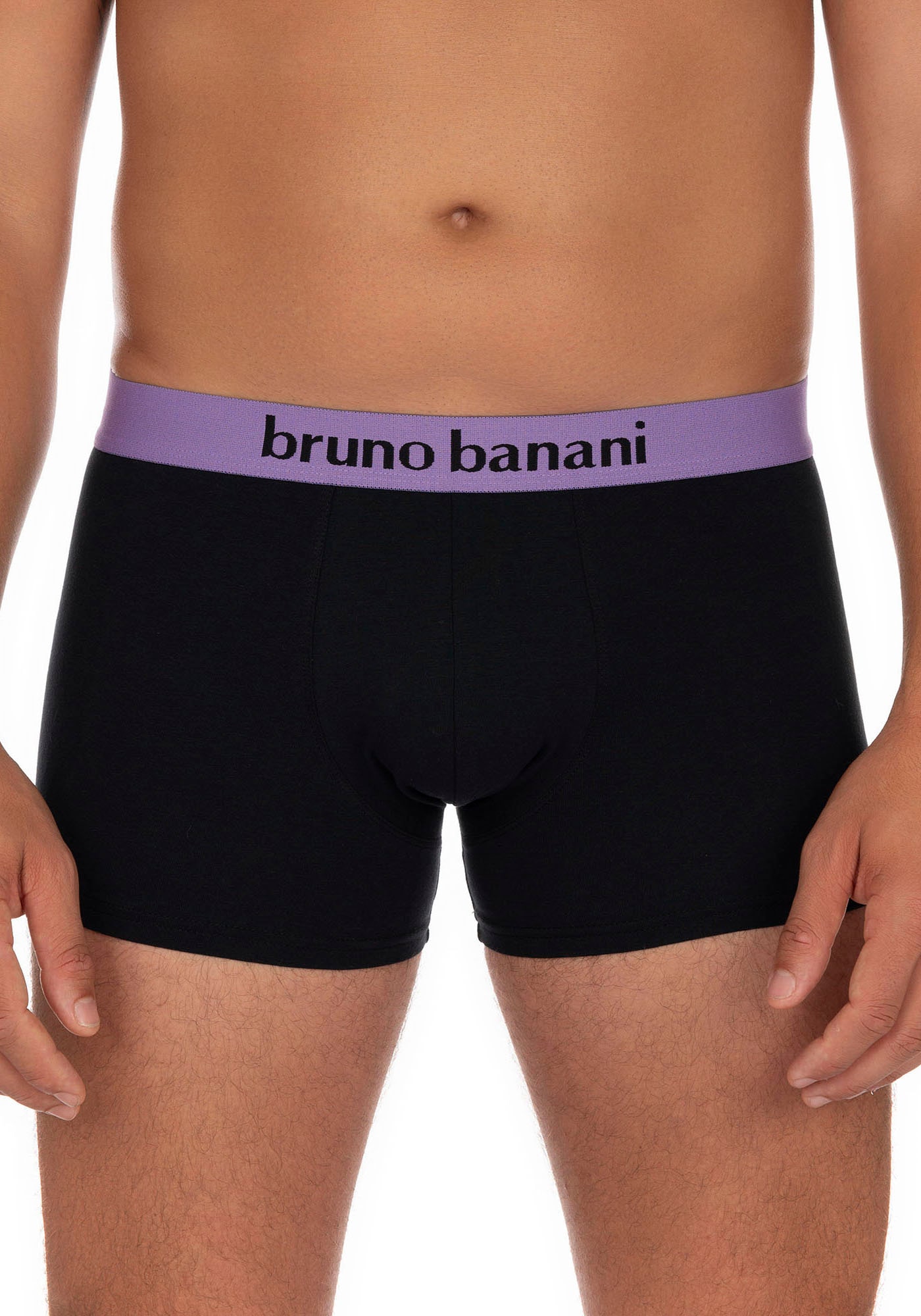 Bruno Banani Boxer, (2er Pack), mit kontrastreichem Logobund