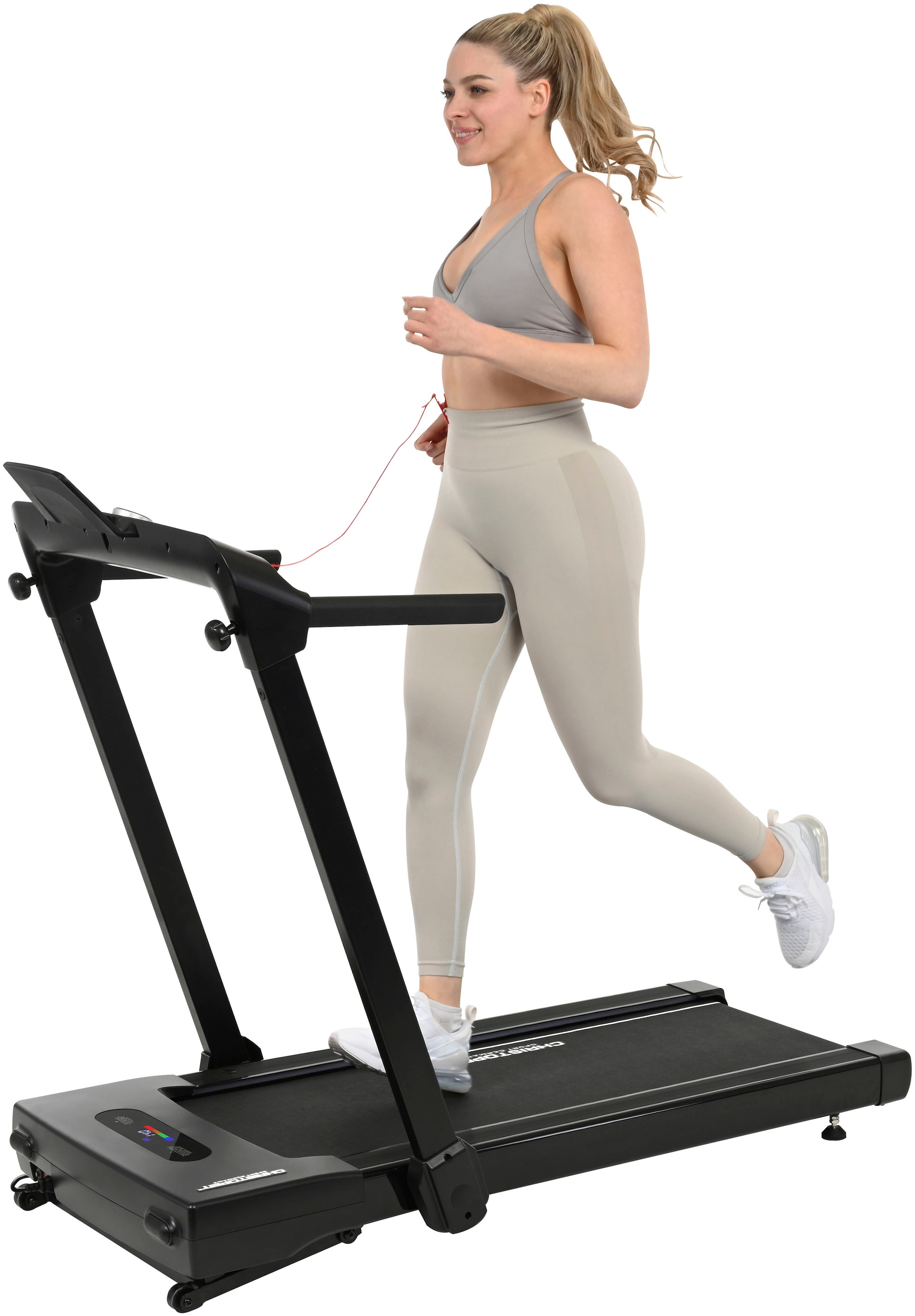 Christopeit Sport® Laufband »2 in 1«, (1 tlg., inkl. Bluetooth-Musikboxen), bis max. 14 km/h, klappbar
