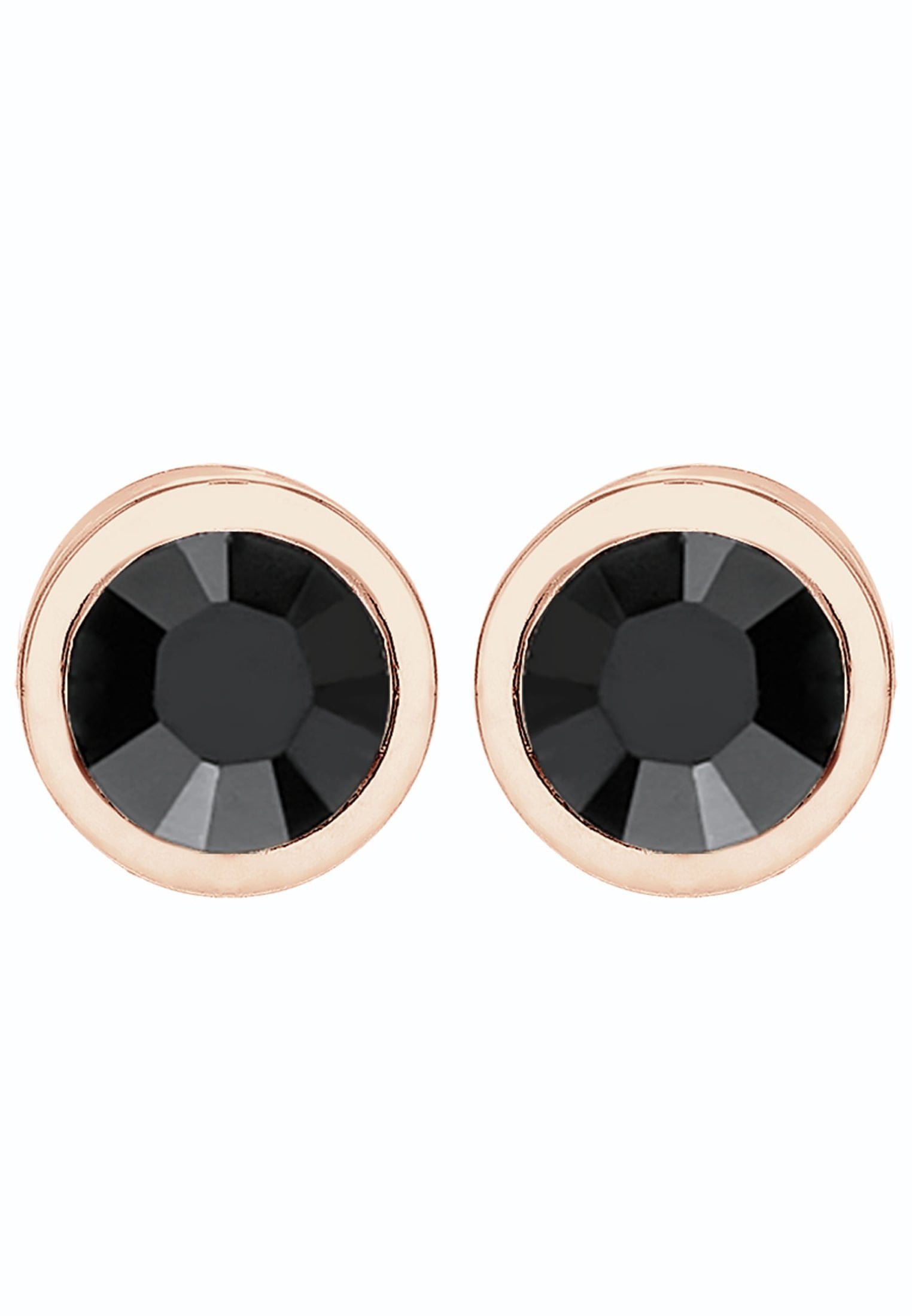 Elli Paar Ohrstecker »Ohrringe Basic Black Kristalle 925 Silber«