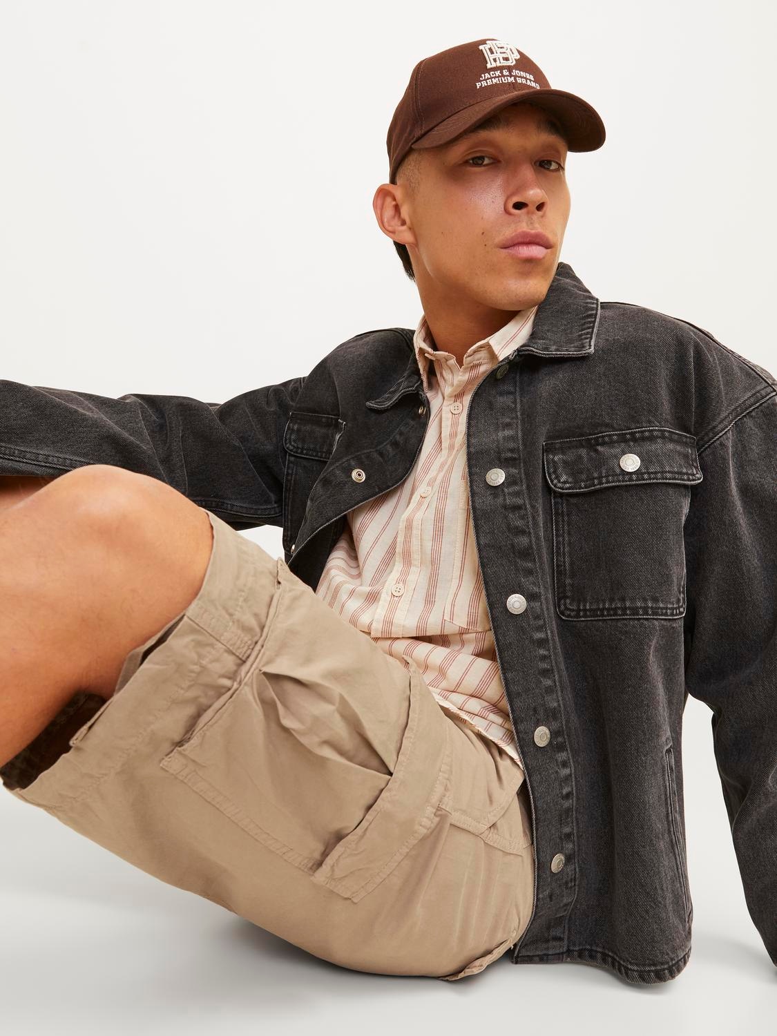 Jack & Jones Cargohose »JPSTCOLE TUCKER CARGO SHORTS LNG SN«