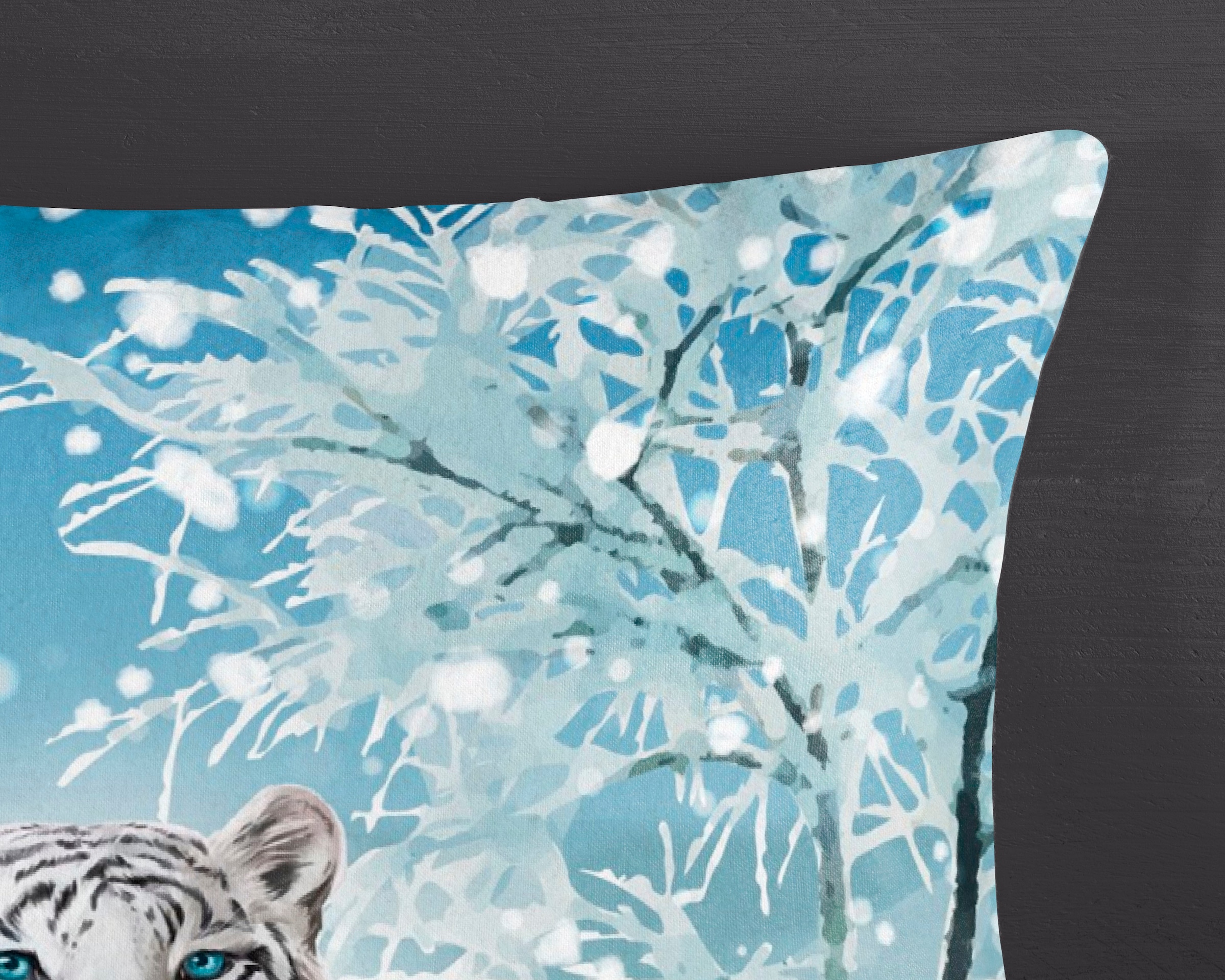 good morning Kinderbettwäsche »Safe«, Biber, 135x200, Warm, Weich, Wende, Reißverschluss, Kind, Winter, Blau
