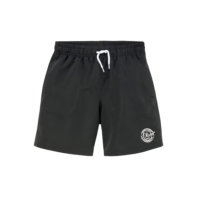 kaufen s.Oliver mit seitlichem bei Logodruck OTTO Badeshorts,