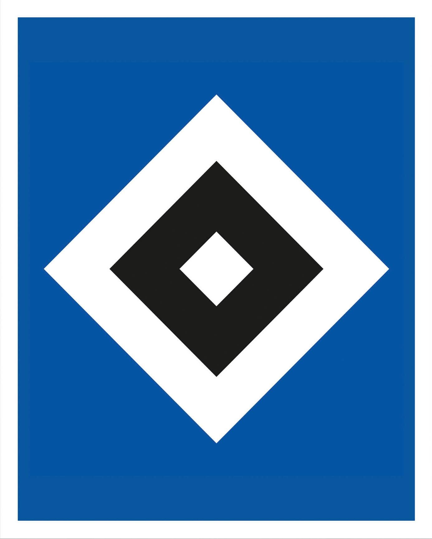 Wall-Art Poster »HSV Raute«, MaÃŸe (B/H): 50/60 cm, Poster, Wandbild, Bild, Wandposter