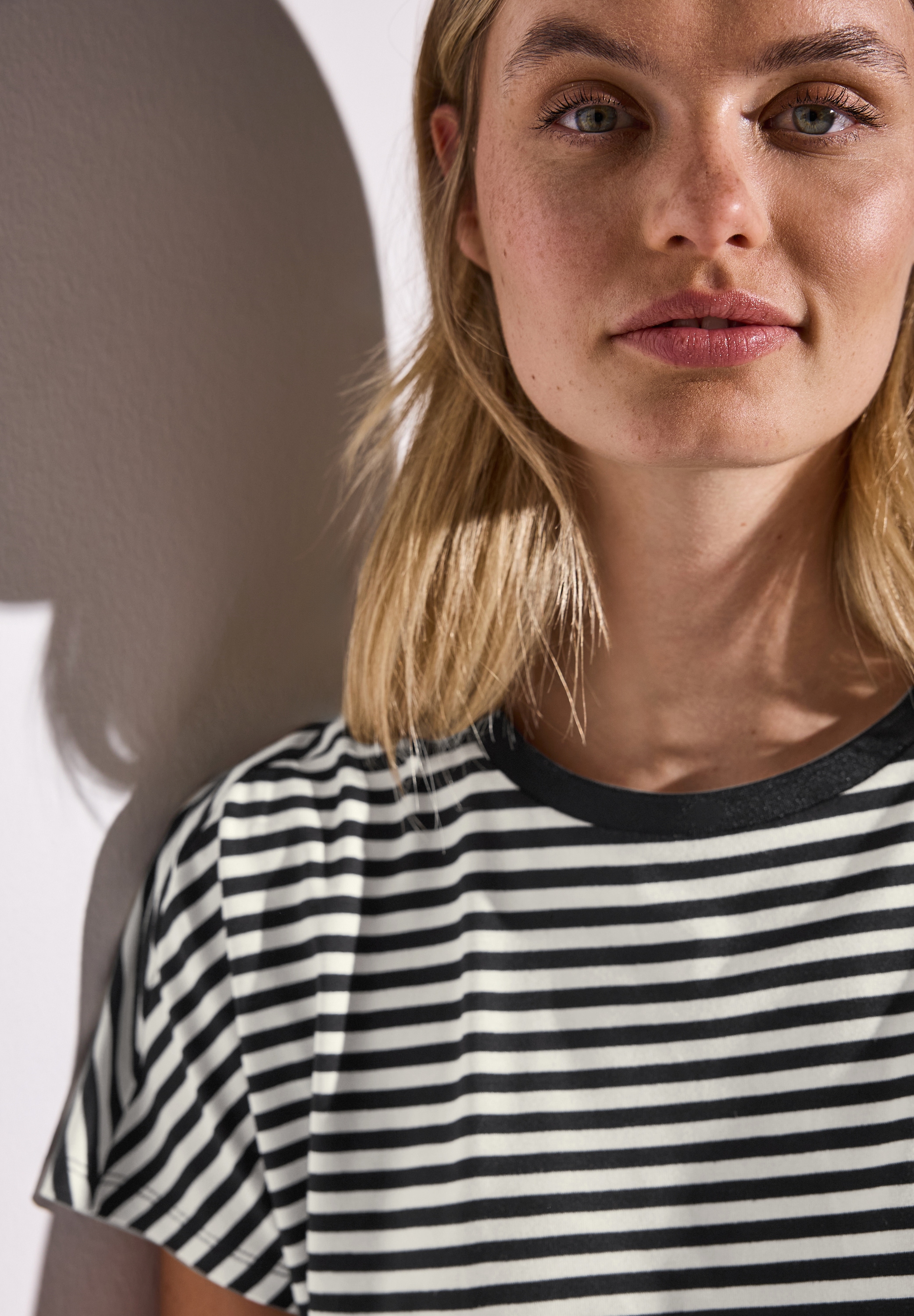 STREET ONE T-Shirt »Style Crista«, mit Streifen Muster