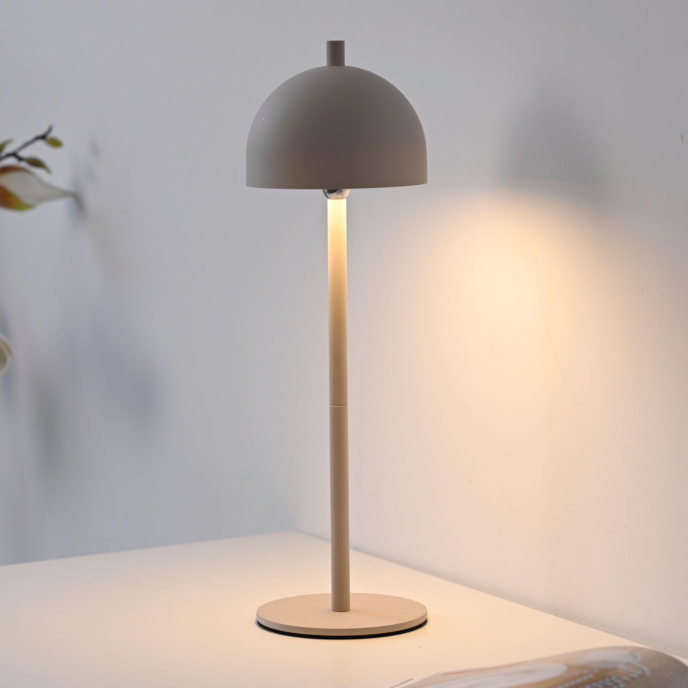 SCHÖNER WOHNEN-Kollektion LED Tischleuchte »BELLIS« LED-Board 1 Stk. Warmweiß SCHÖNER WOHNEN Kollektion, Touchdimmer, Memoryfunktion, IP54, Akku