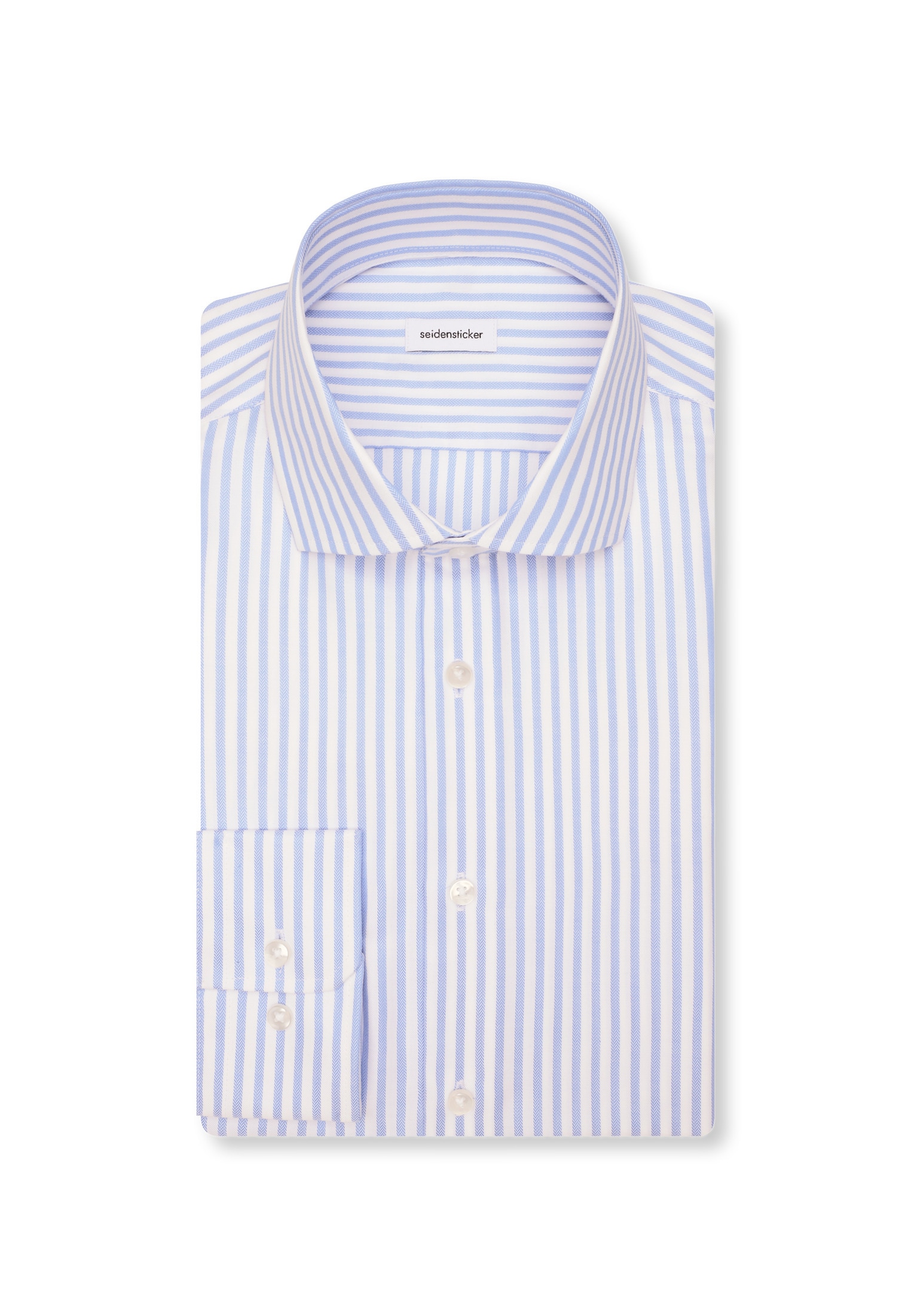 seidensticker Businesshemd »Schwarze Rose« Slim 1/1 Kentkragen Gestreift