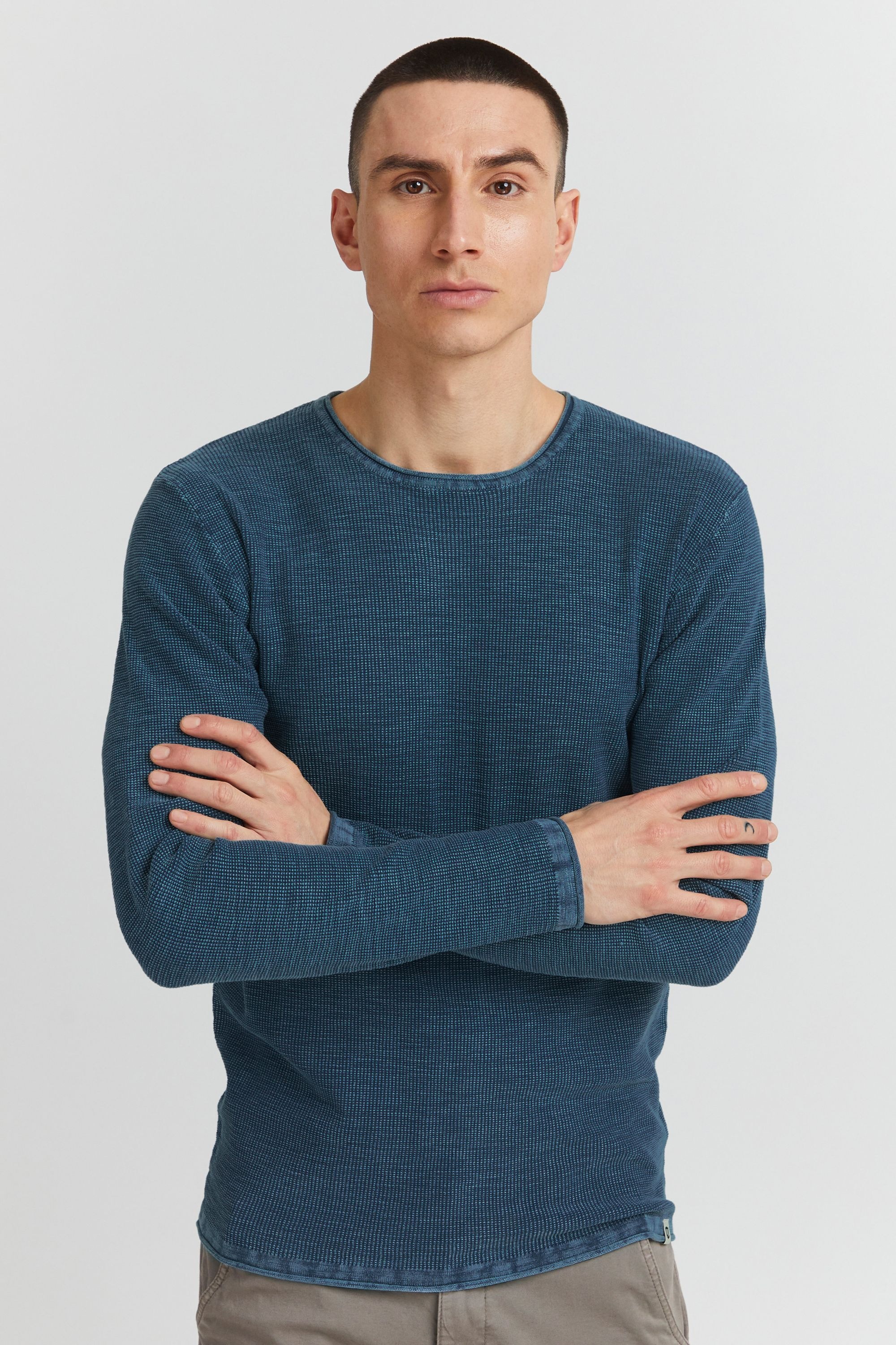 Indicode Strickfleece-Pullover »Strickpullover IDKarpo«
