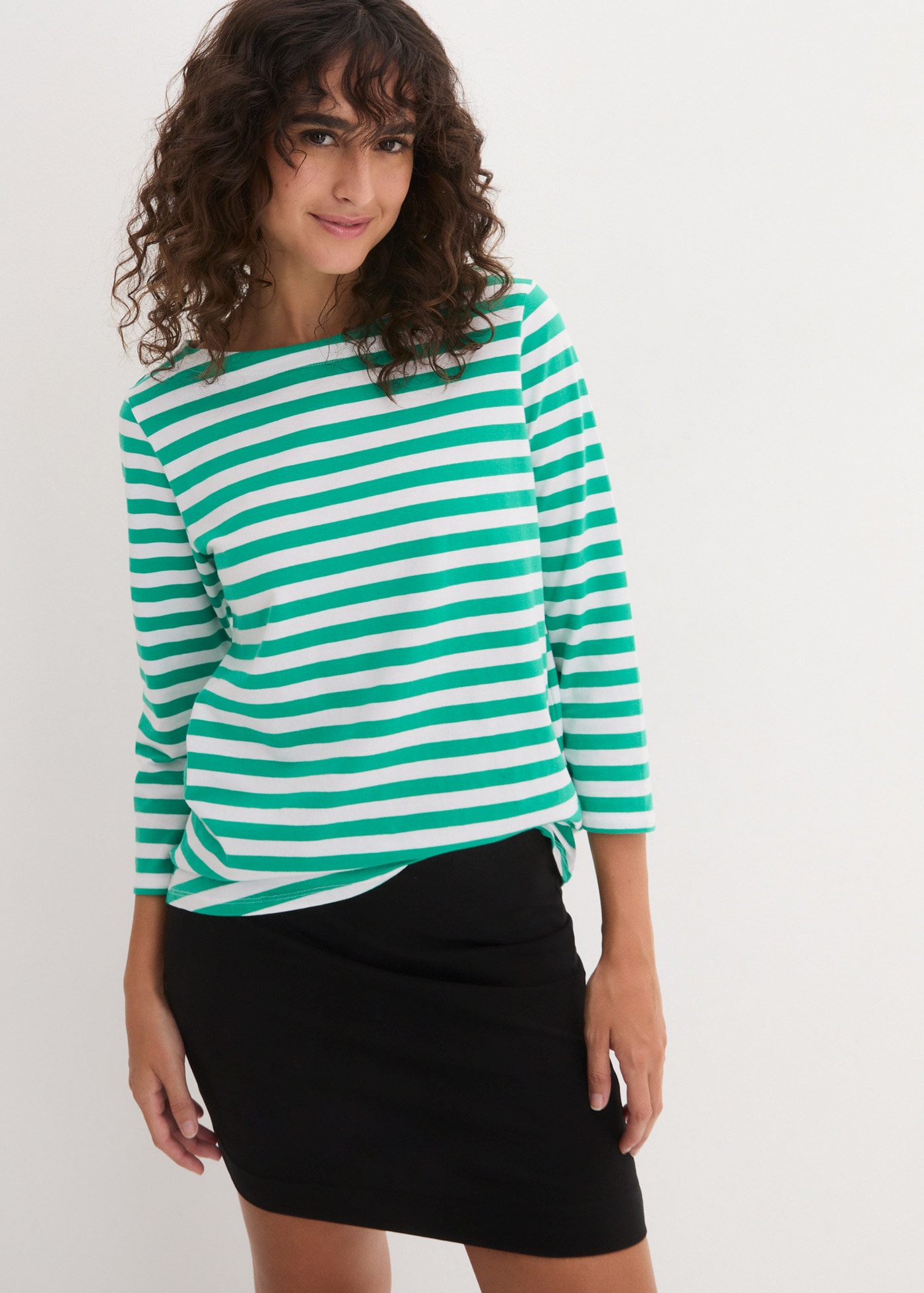 bonprix Jerseyrock Packung, 2, 2 Stk. tlg. Jersey-Rock aus reiner Baumwolle mit Stretch (2er Pack)