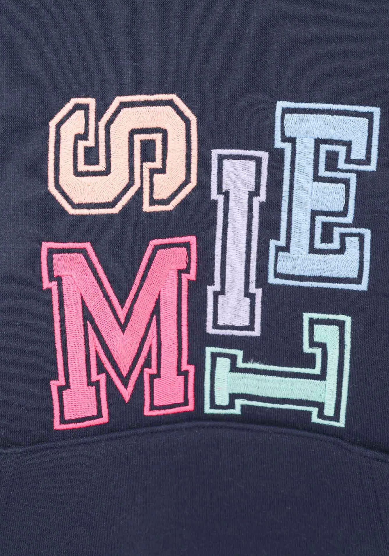 Zwillingsherz Hoodie »"Smile" Kids«, mit bunten Buchstaben im verspieltem Design