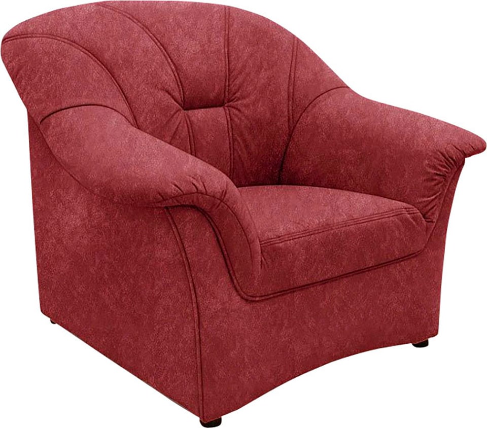 DOMO collection Sessel »Papenburg zeitlose Rückensteppung, elegante Armlehne« in großer Farbvielfalt