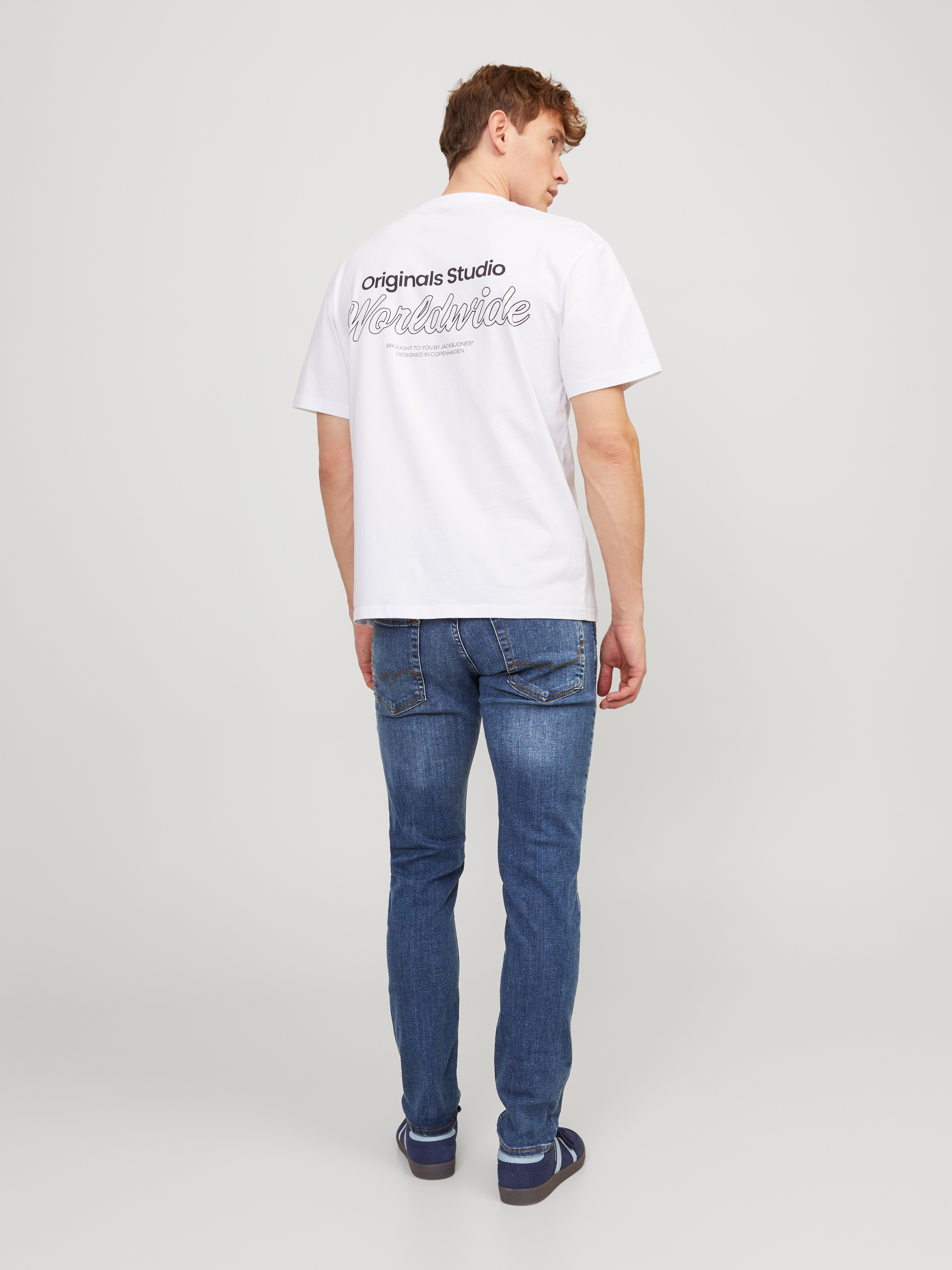 Jack & Jones »JJIGLENN  Slim-Fit mit Stretch und praktischer 5-Pocket-Form« mit Abriebeffekten