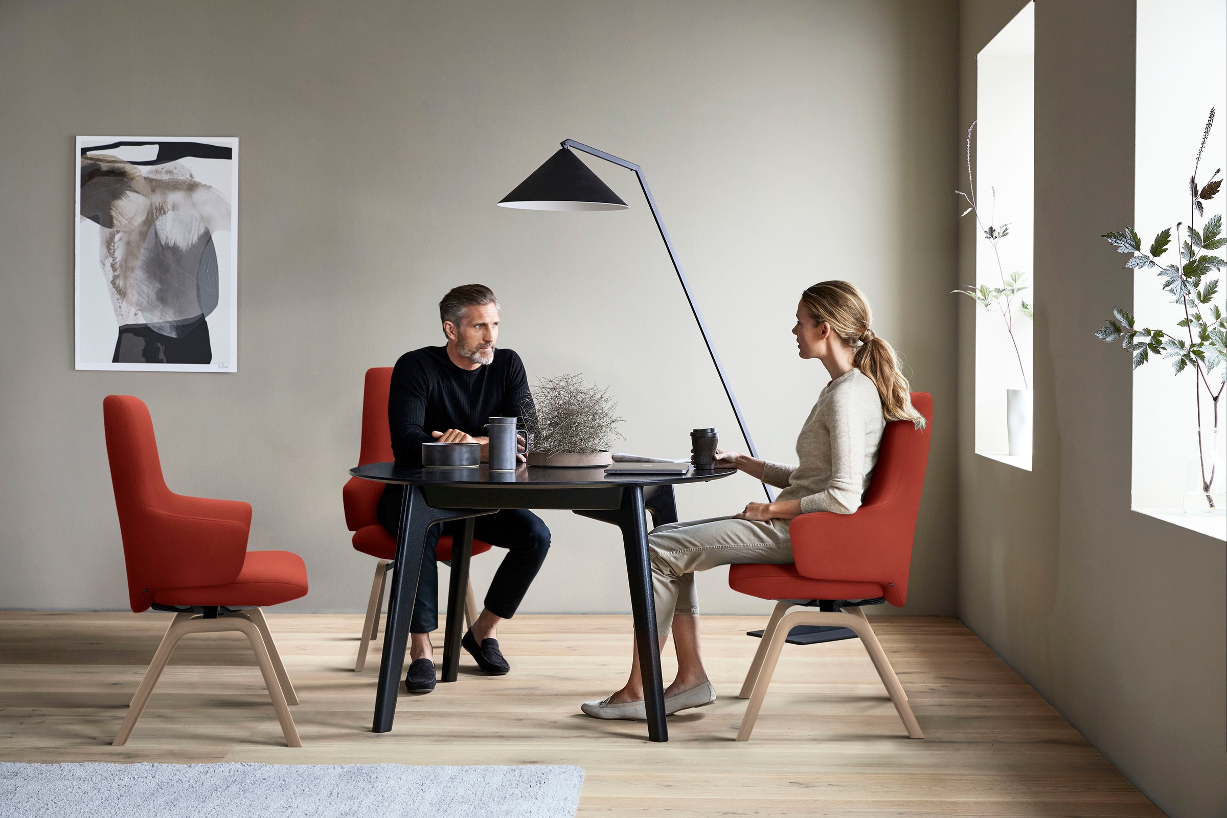 Stressless® Polsterstuhl »Laurel«, High Back mit Armlehne, Größe L