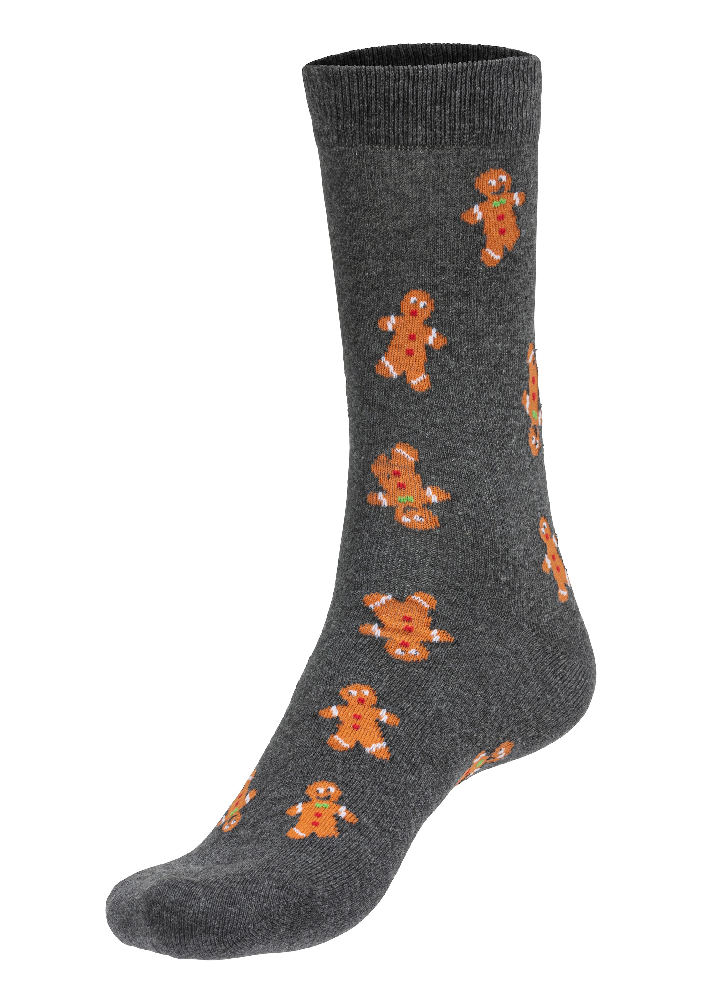 John Devin Socken, (Packung, 3 Paar), mit unterschiedlichen Weihnachtsmotiven