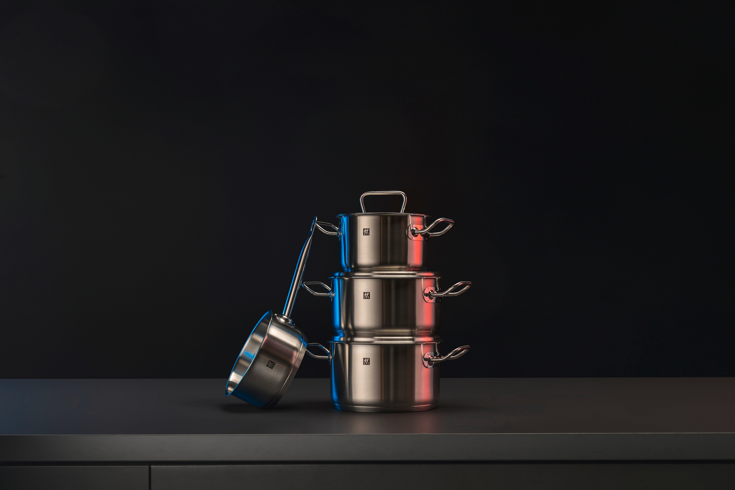 Zwilling Topf-Set »TWIN Classic«, Edelstahl 18/10, (Set, 4 tlg.), 18/10 Edelstahl, Silber, 4-tlg., Induktion