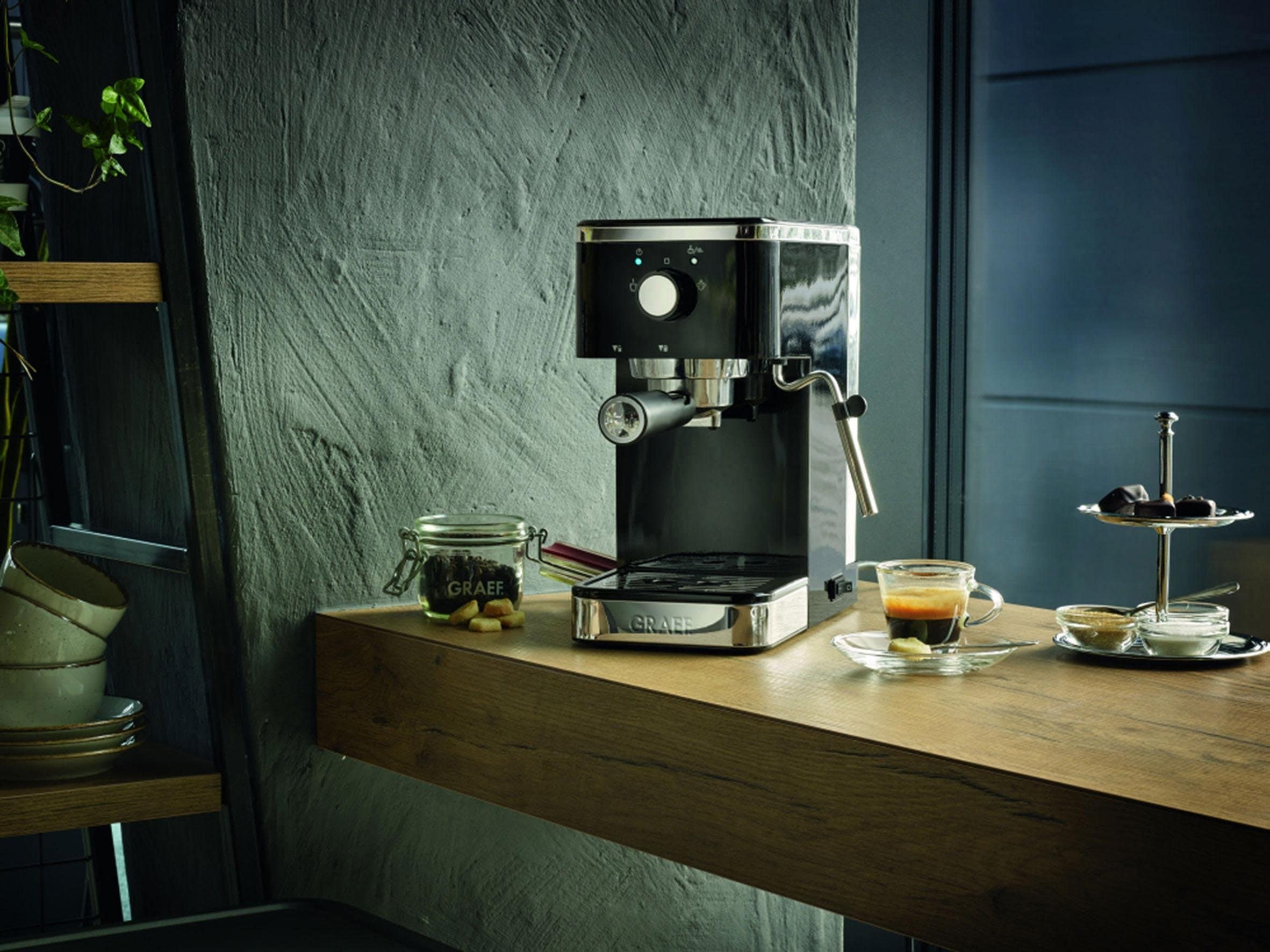 Graef Espressomaschine »"Salita Set"« inkl. Kaffeemühle CM 201 (ES401EUSET), weiß