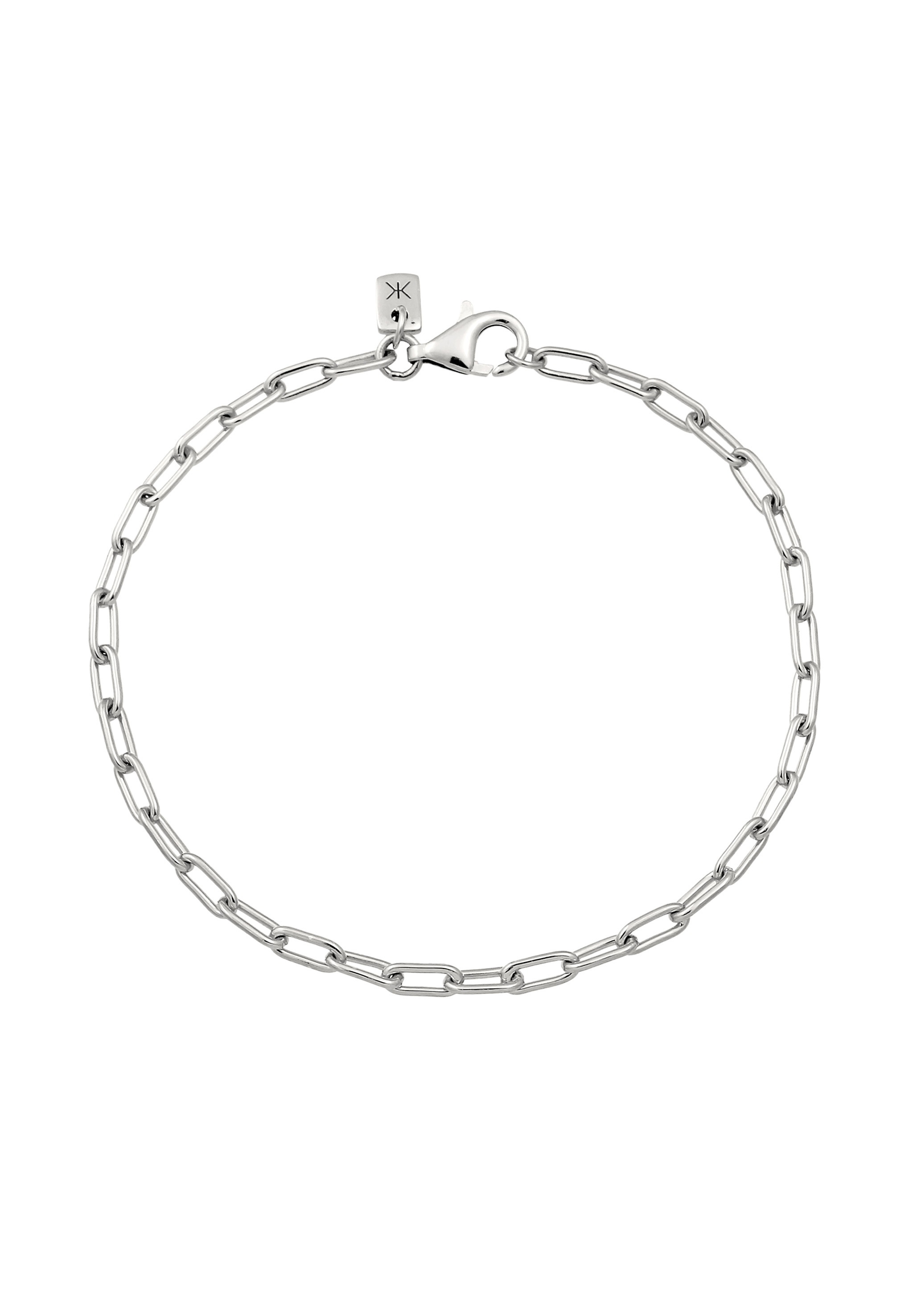 Kuzzoi Armkette »Armband Gliederkette Oval 925 Sterling Silber«