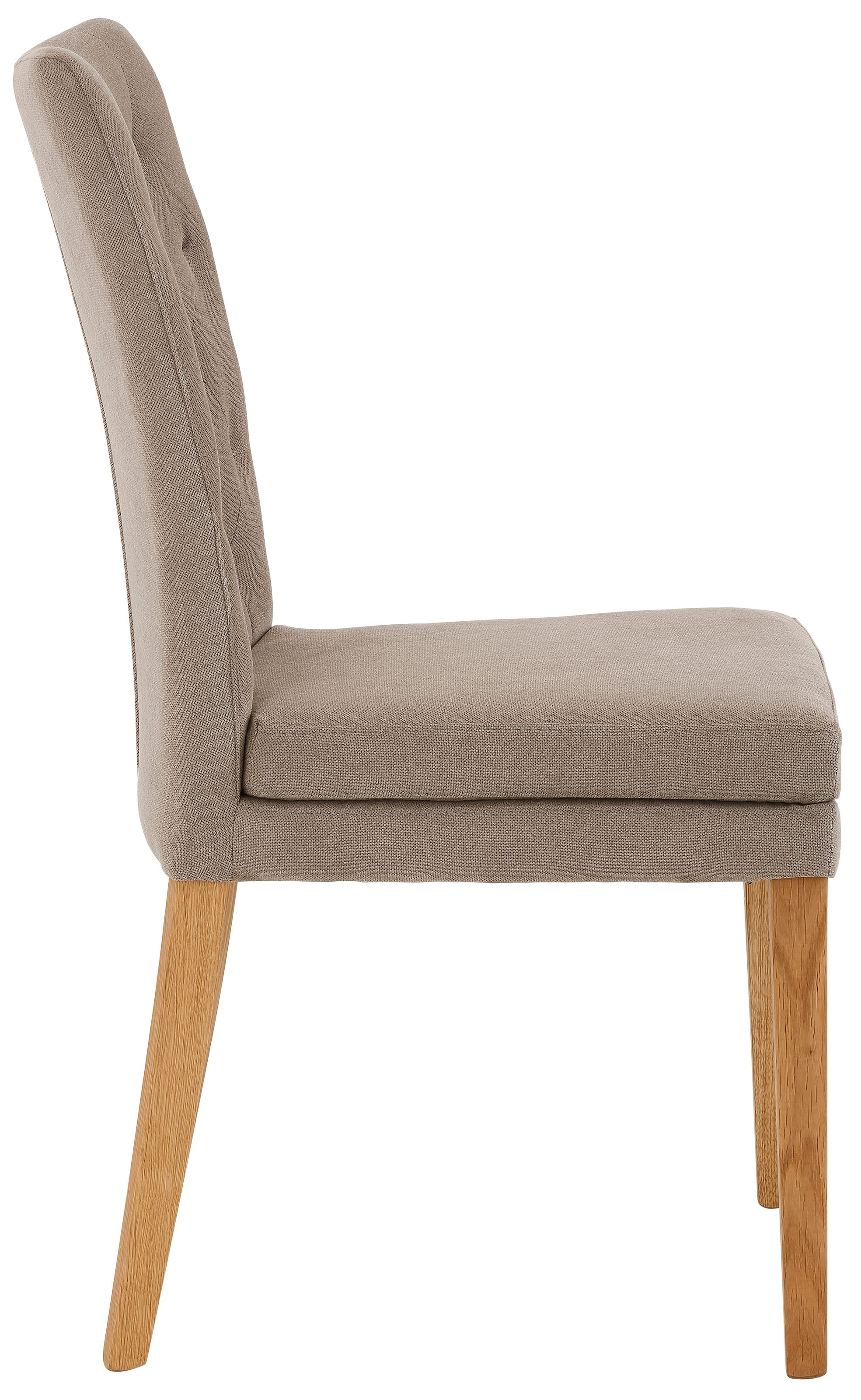Home affaire Esszimmerstuhl »Colorado BESTSELLER Polsterstuhl«, (Set), 6 St., Luxus-Microfaser, Beine in eiche oder nussbaum. Im 2er, 4er oder 6er-Set