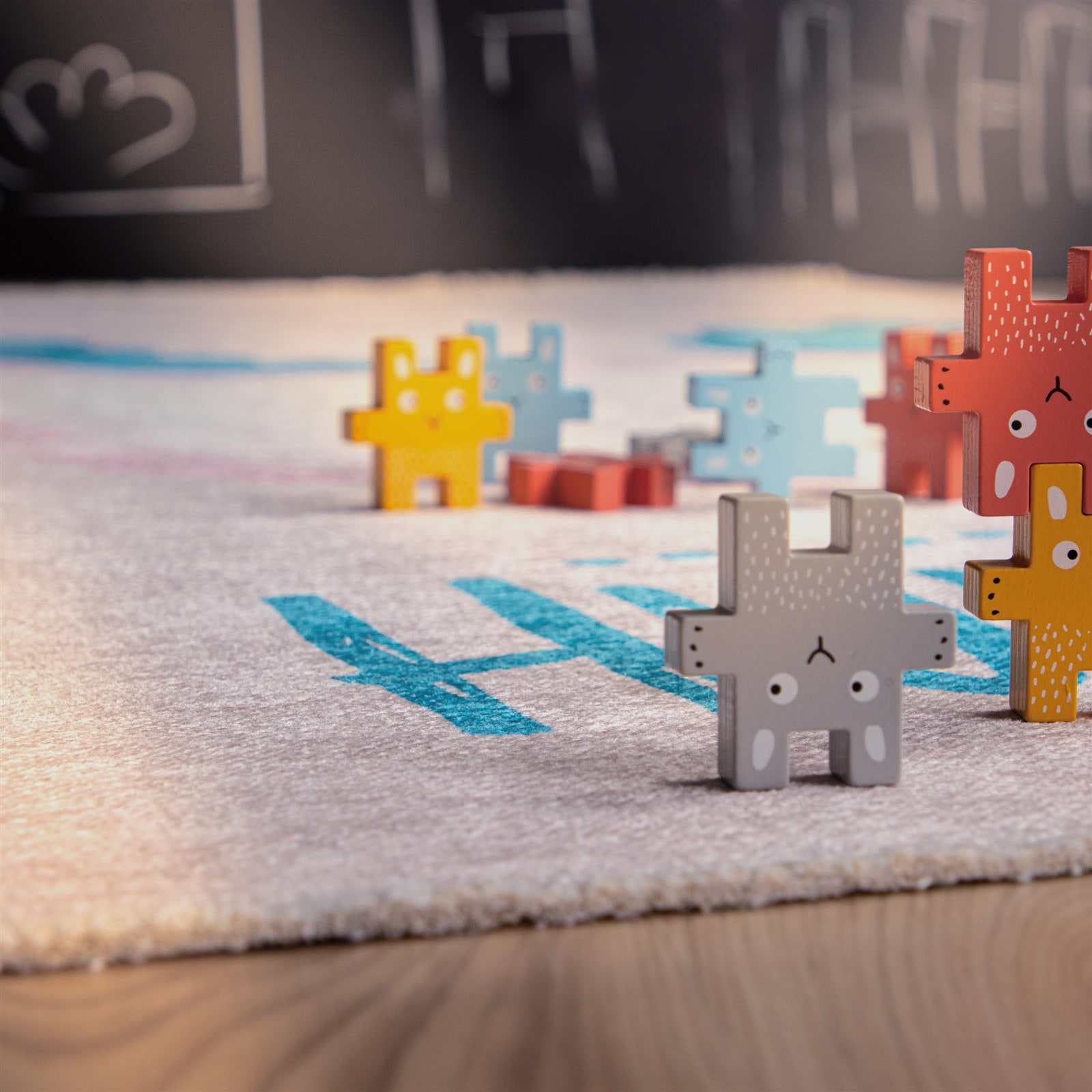 Kayoom Kinderteppich »Joanna 625« rechteckig 9 mm Höhe Kurzflor, Pferd