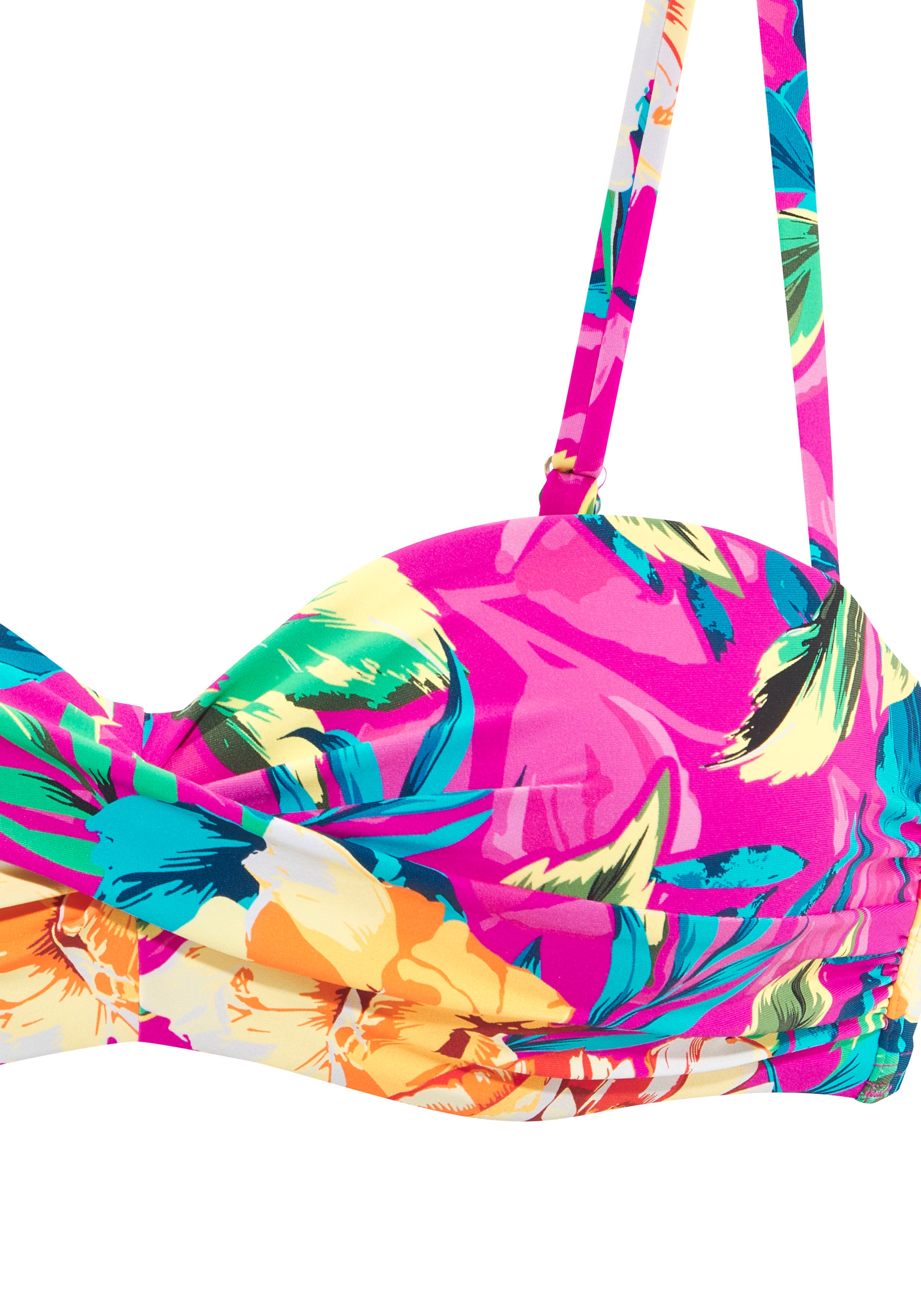 LASCANA Bügel-Bandeau-Bikini-Top »Riley« mit 3 Tragevarianten