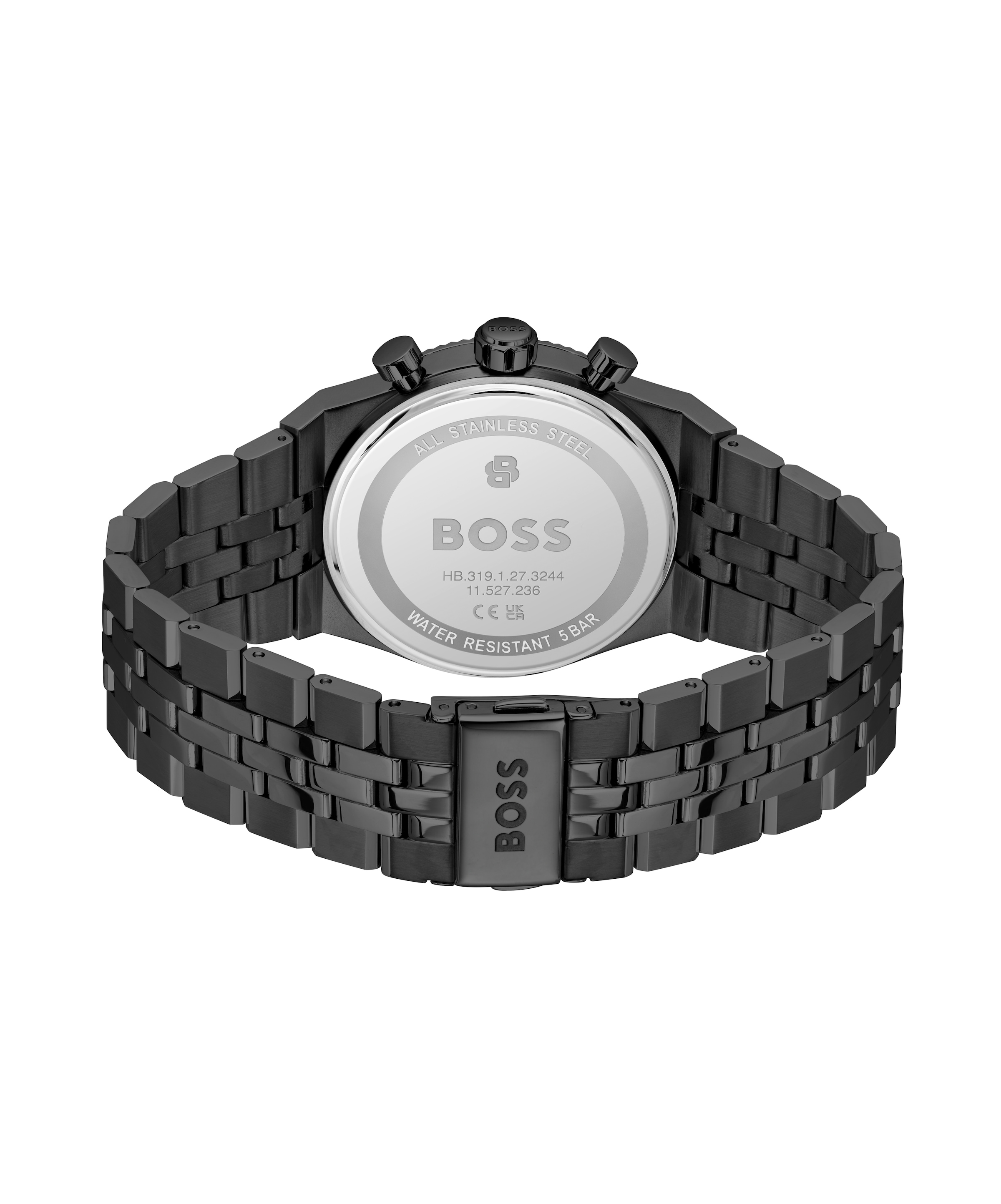 BOSS Chronograph »CANDOR PRIME« Quarzuhr, Armbanduhr, Herrenuhr, Edelstahlarmband, analog, Tag