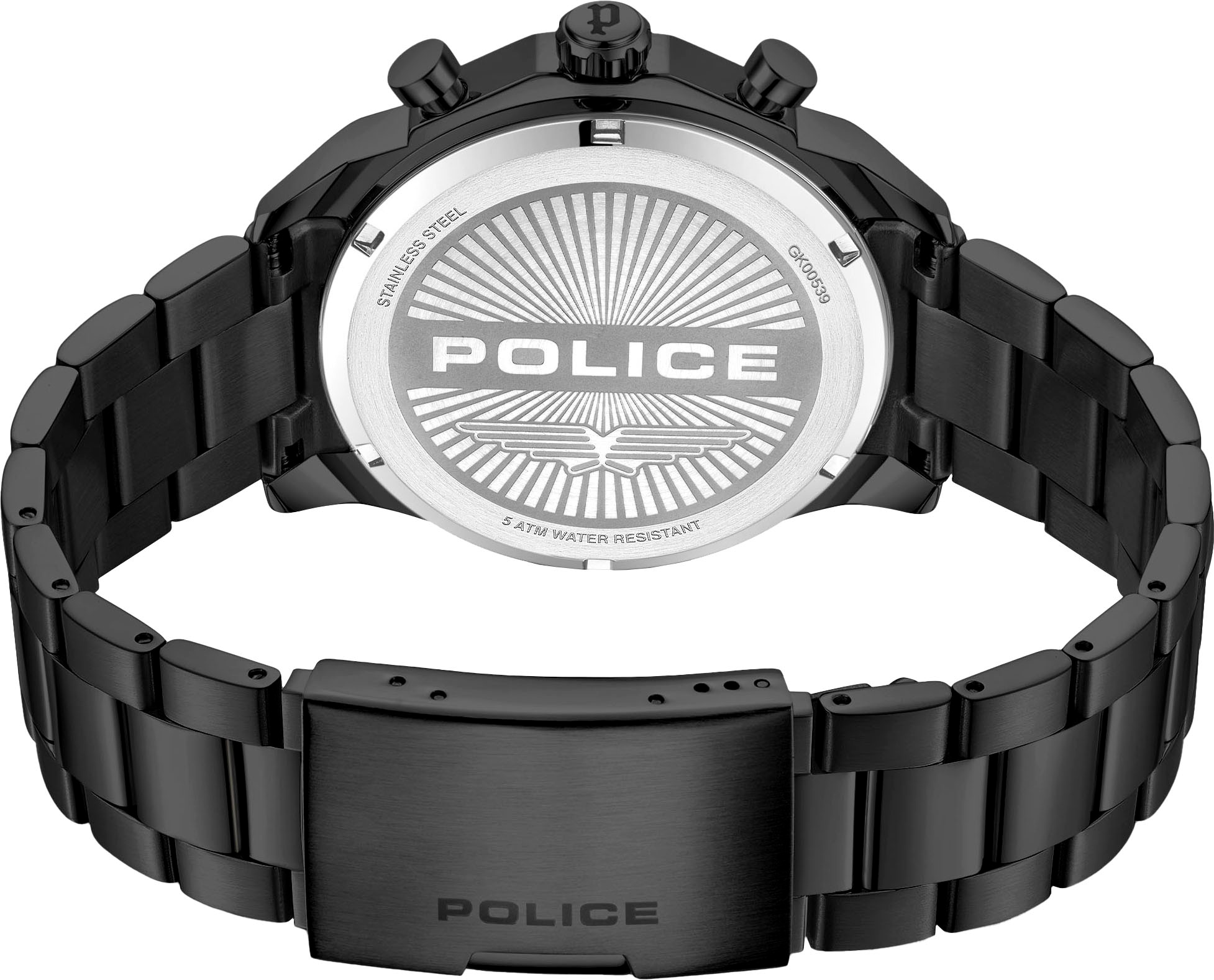 Police Chronograph »SOUL« Quarzuhr, Armbanduhr, Herrenuhr, Edelstahlarmband, analog