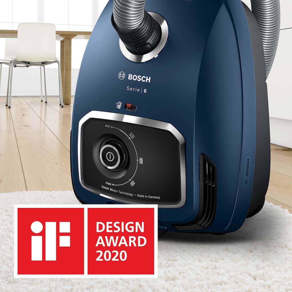 BOSCH Bodenstaubsauger »BGL6XSIL3, Serie 6, blau«, 600 W, mit Beutel