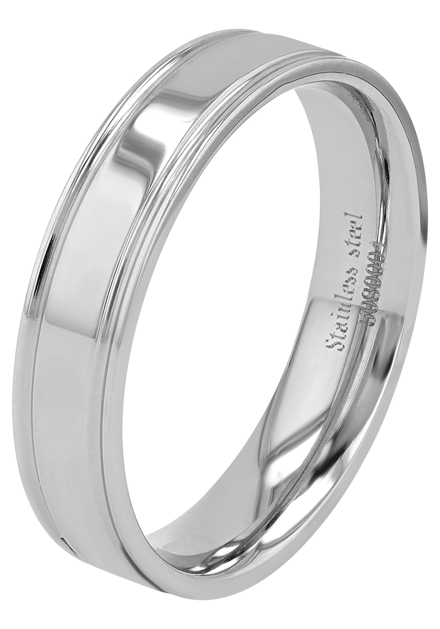 AKZENT Partnerring »Shining Aura, silberfarbig, langlebig«