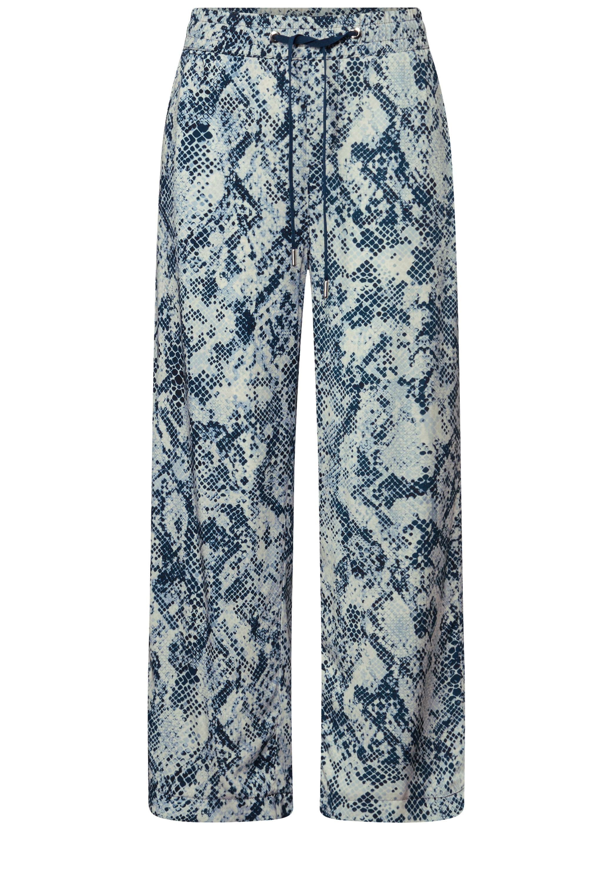 STREET ONE Stoffhose »Style Emee«, mit elastischem Bund und Tunnelzug, mit grafischem Muster