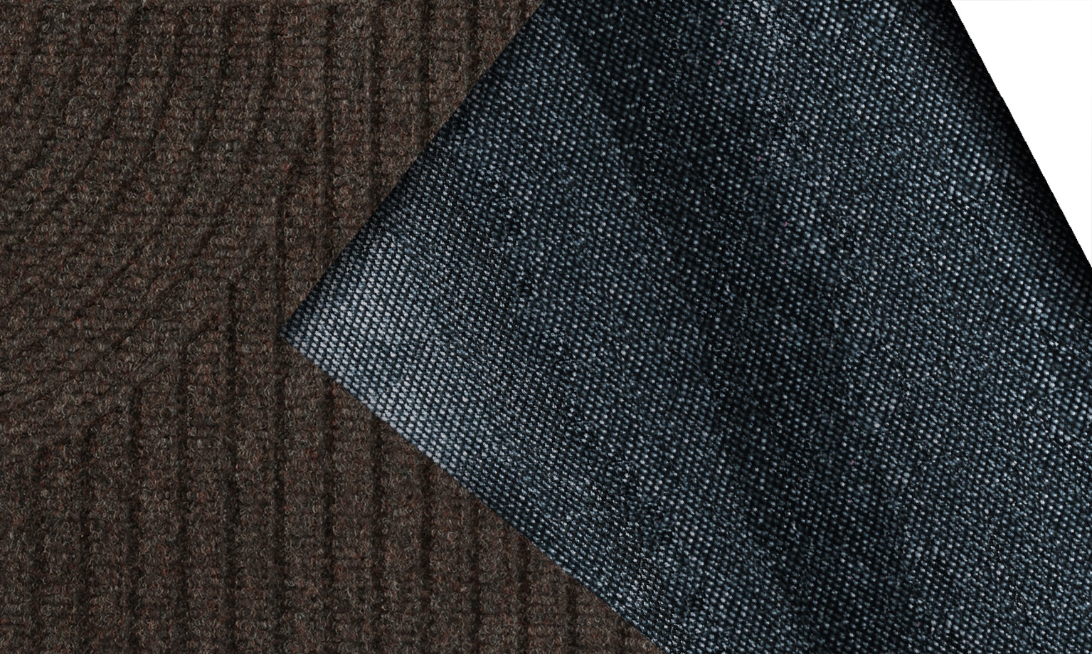 wash+dry by Kleen-Tex Fußmatte »Loop dark brown« rechteckig 8 mm Höhe