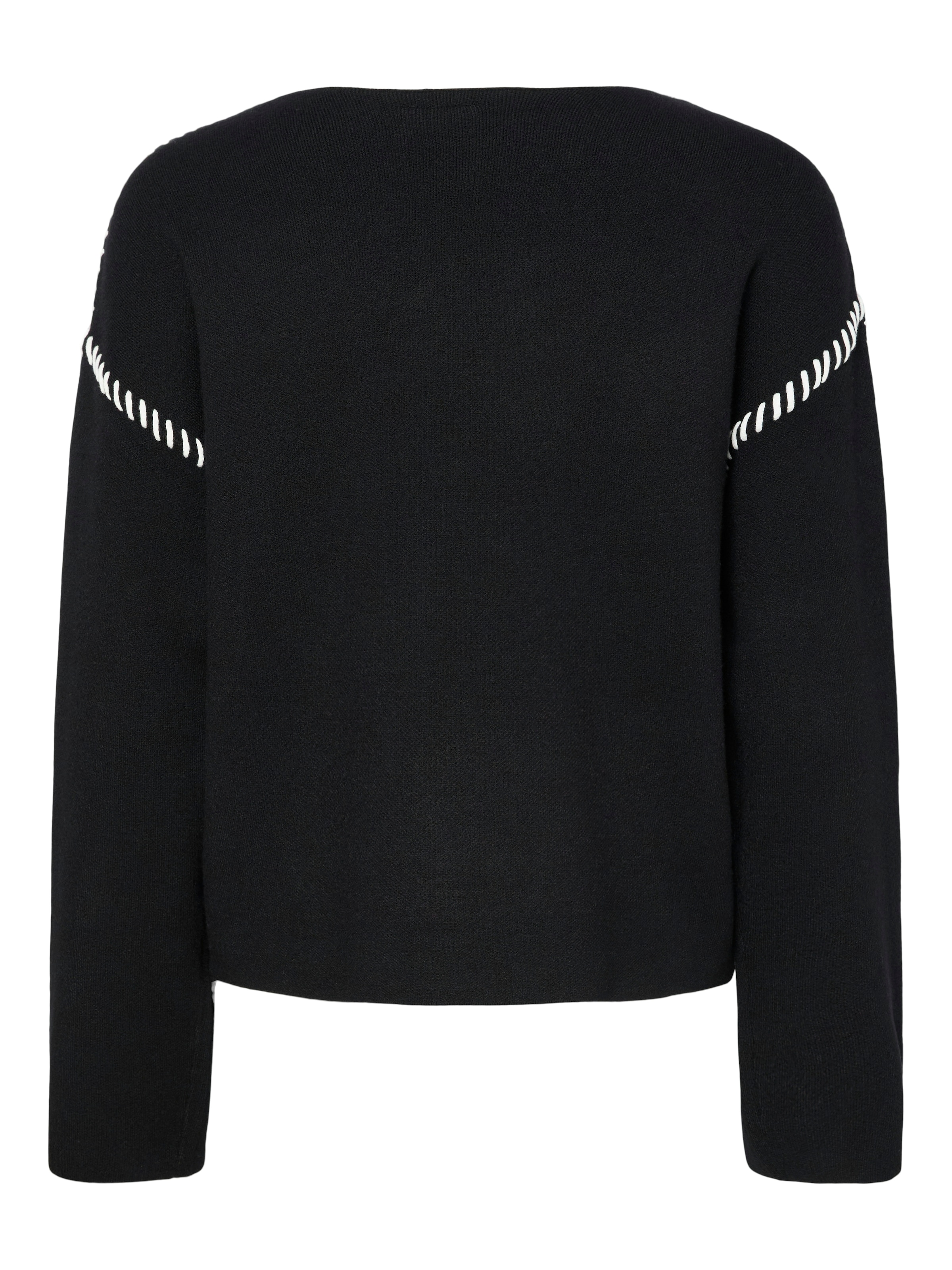 Y.A.S Strickpullover »YASSTITCHA LS KNIT PULLOVER S. NOOS« farblich abgesetzte Nähte