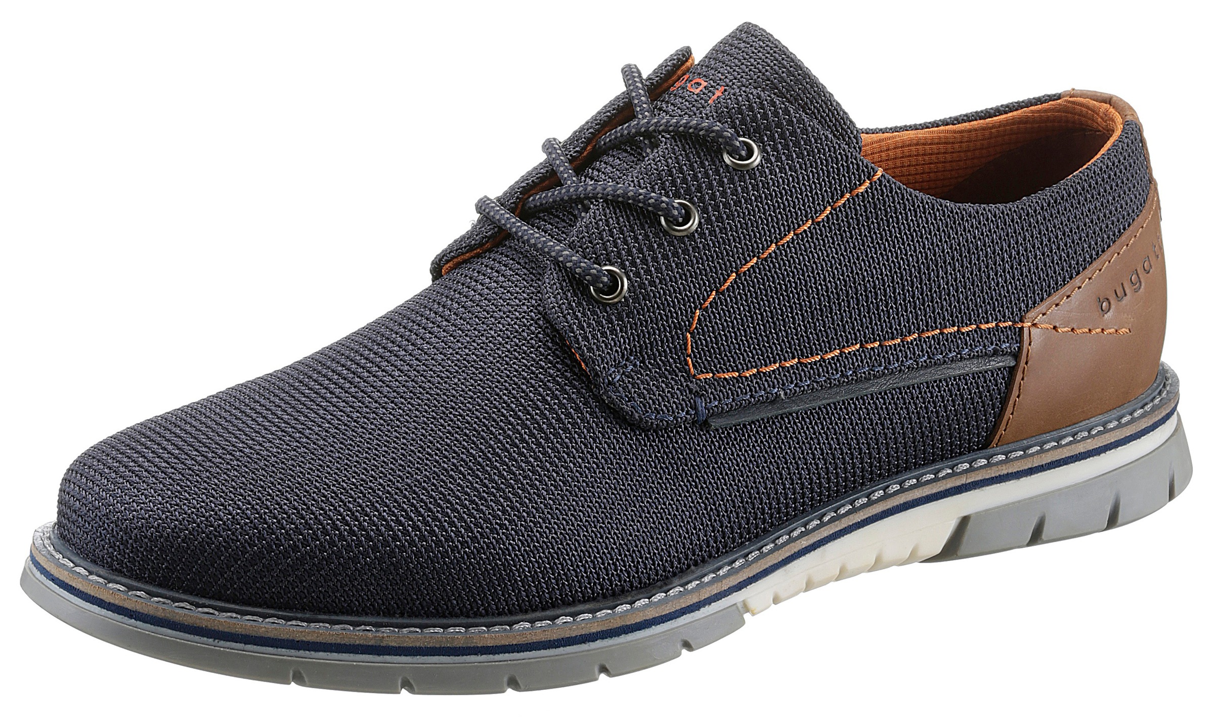 bugatti Schnürschuh, mit Ziernähten, Weite G (=weit) kaufen