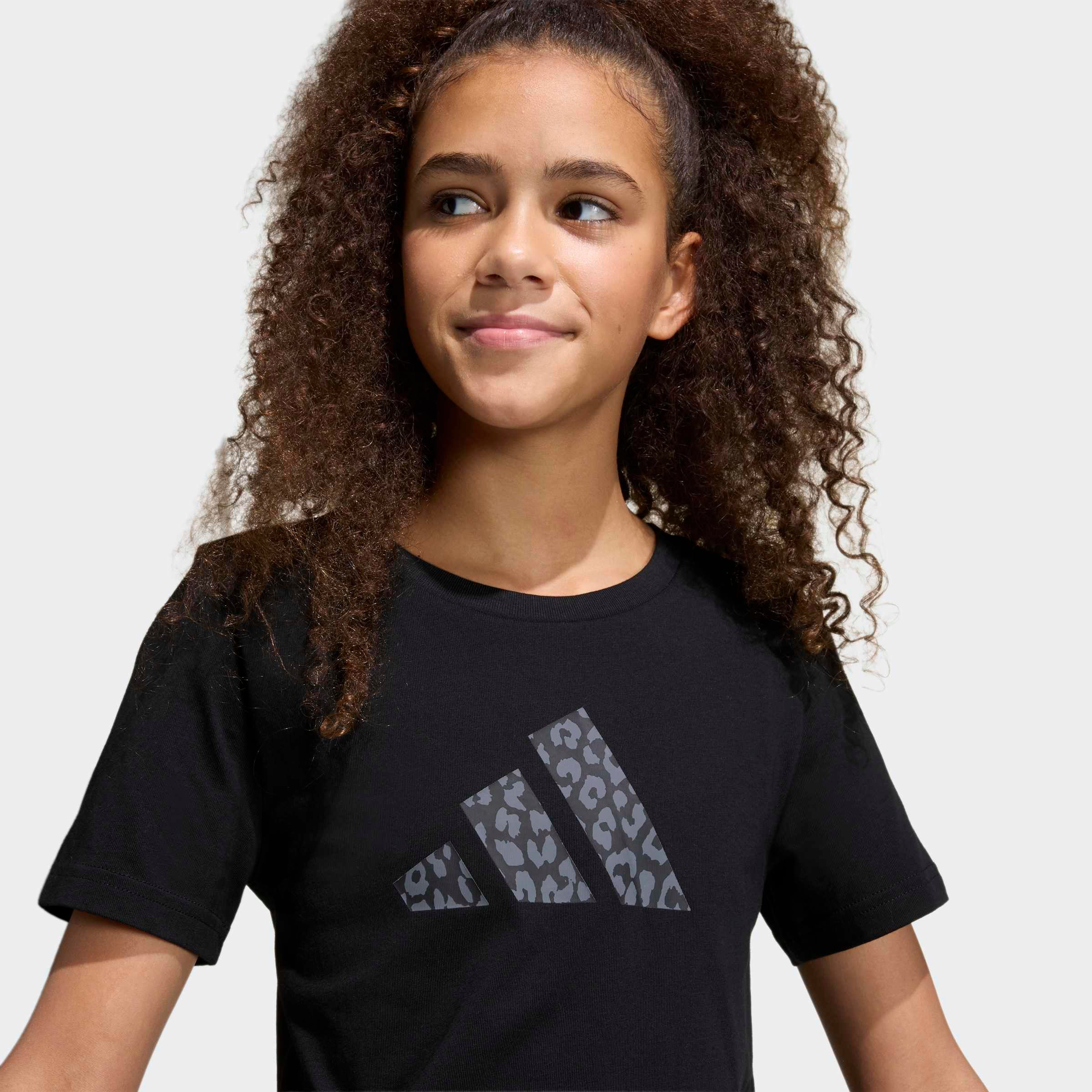 adidas Sportswear T-Shirt »JUNIOR GIRLS ANIMAL PRINT GRAPHIC«