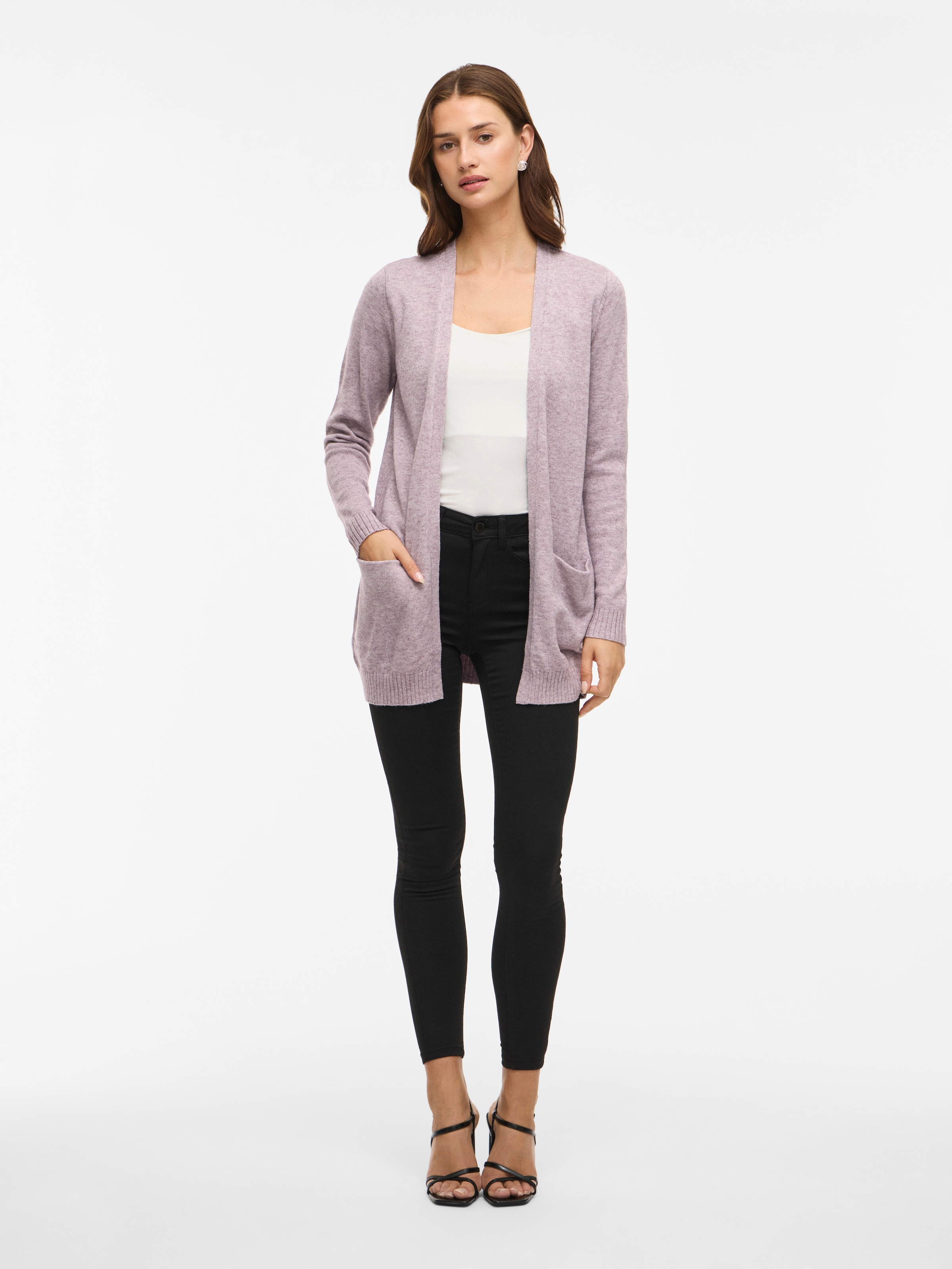 Vila Strickjacke »VIRIL OPEN L/S KNIT CARDIGAN - NOOS«