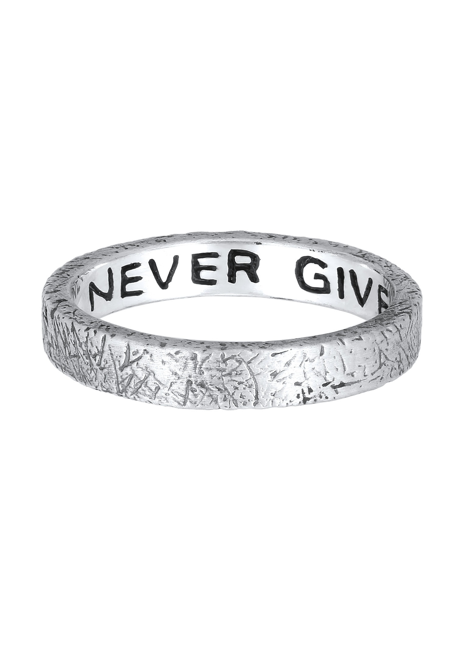 HAZE & GLORY Silberring »Ring Bandring 925 Sterling Silver - Motivator«