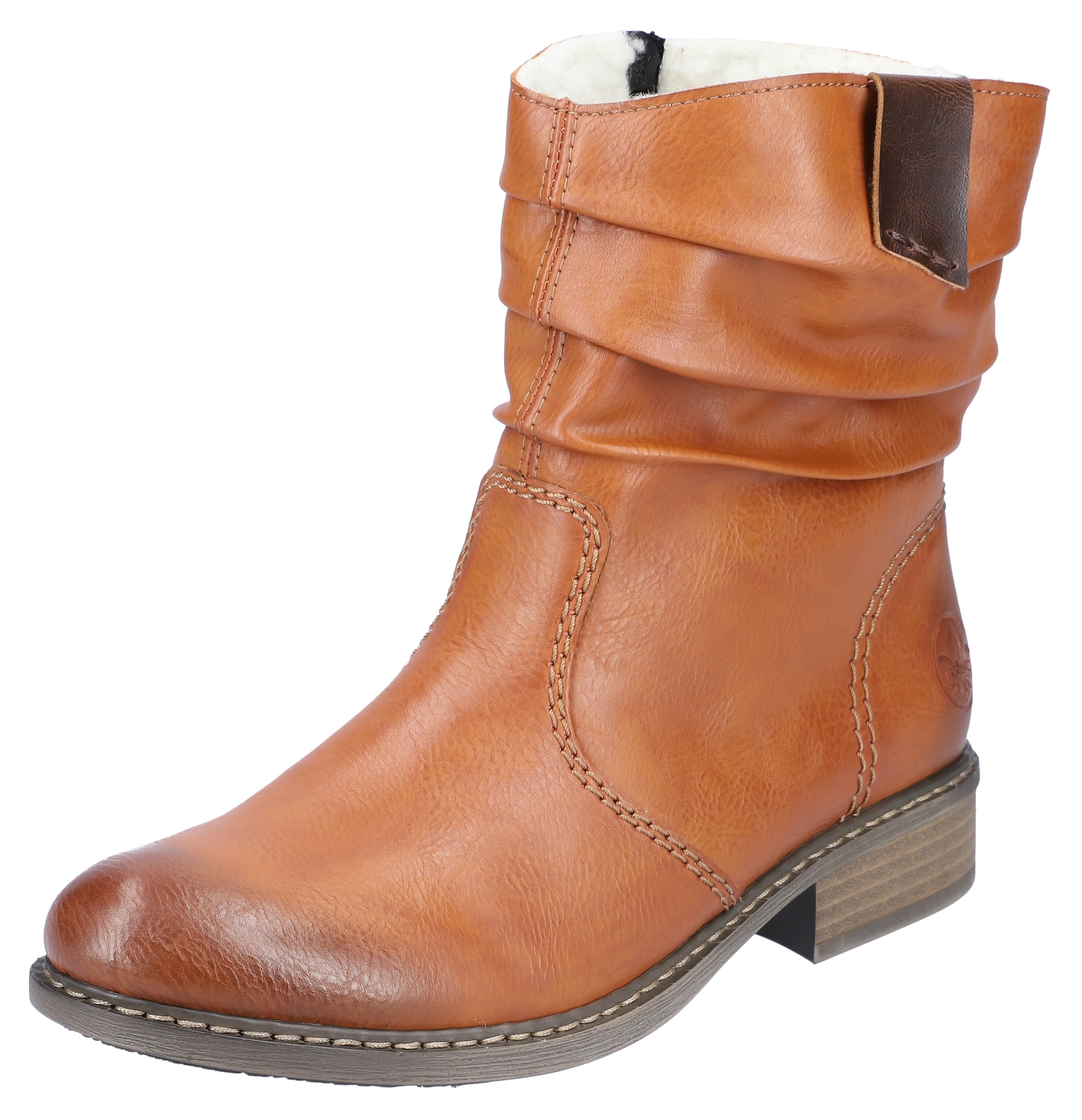 Rieker Winterboots, mit Raffungen am slouchy Schaft