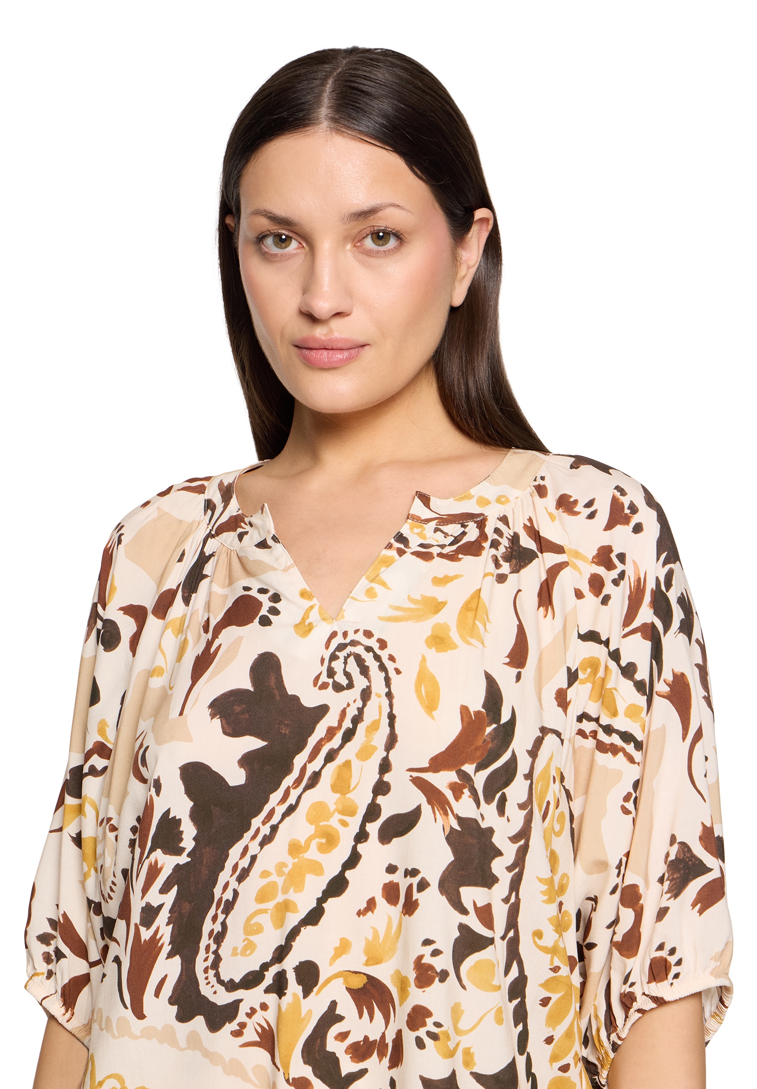 Cartoon Klassische Bluse »Casual-Bluse mit Raffung«