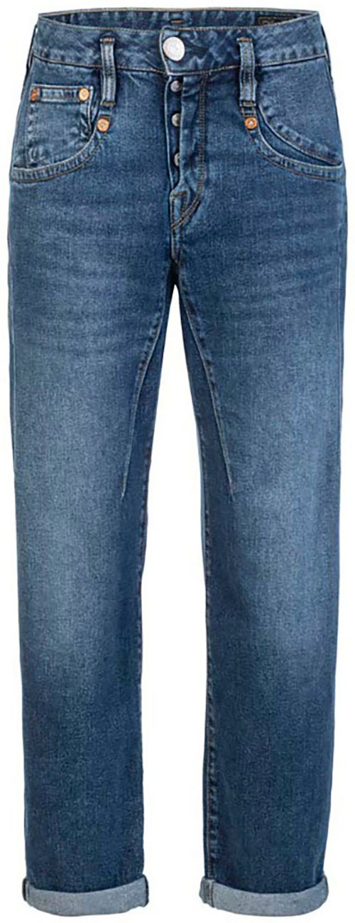 Herrlicher 7/8-Jeans »Shyra Tap Recycled Denim«, mit Abnähern vorn